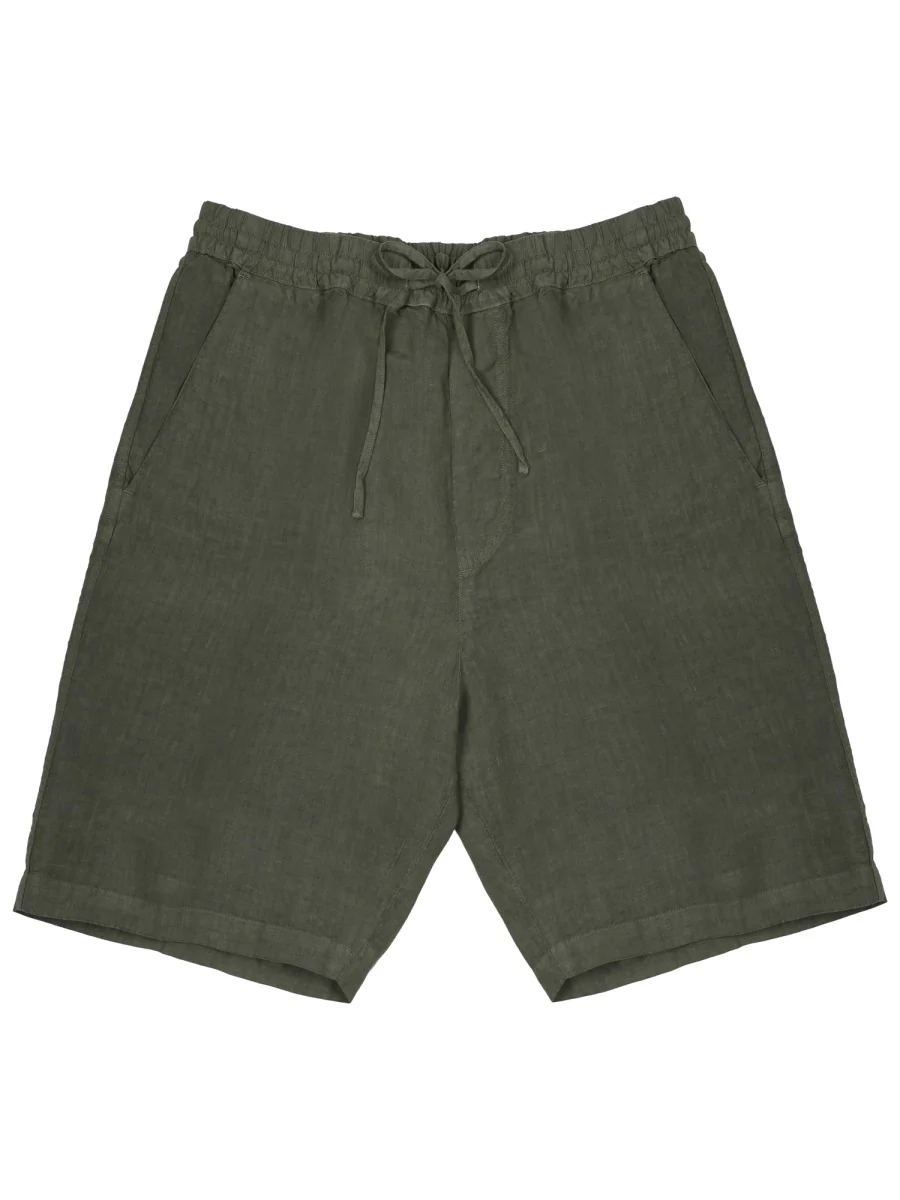 120% Lino 100% Linen Mini Shorts for Men