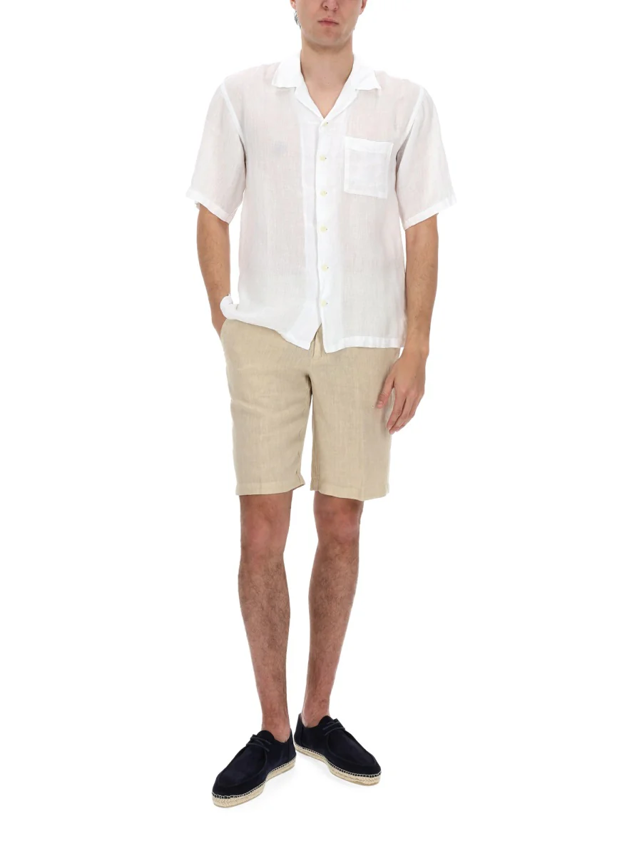 120% Lino Classic Linen Shirt - Relaxed Fit - Size L - Image 2