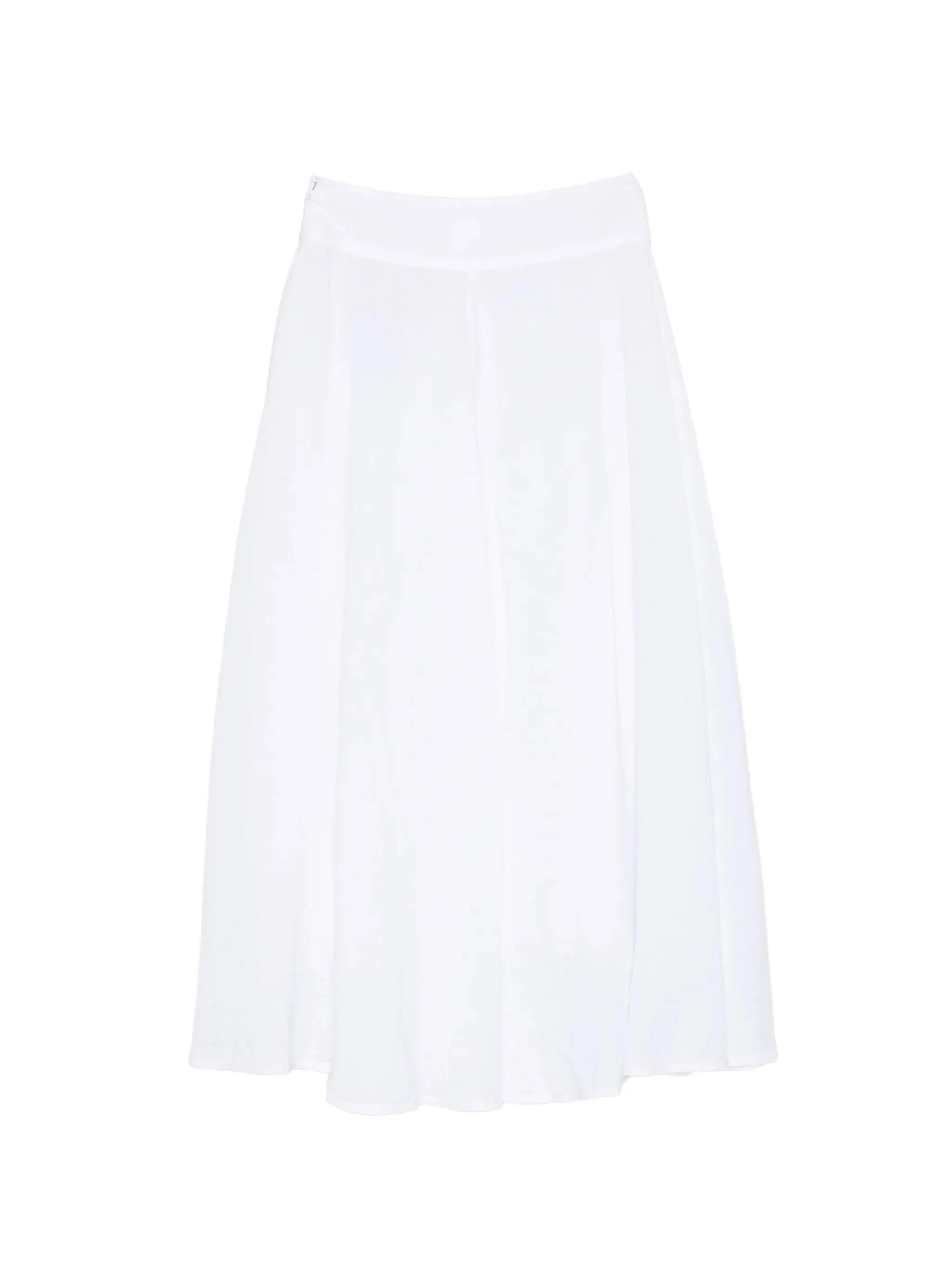 120% LINO Flared Maxi Wrap Skirt Tropical - Image 2