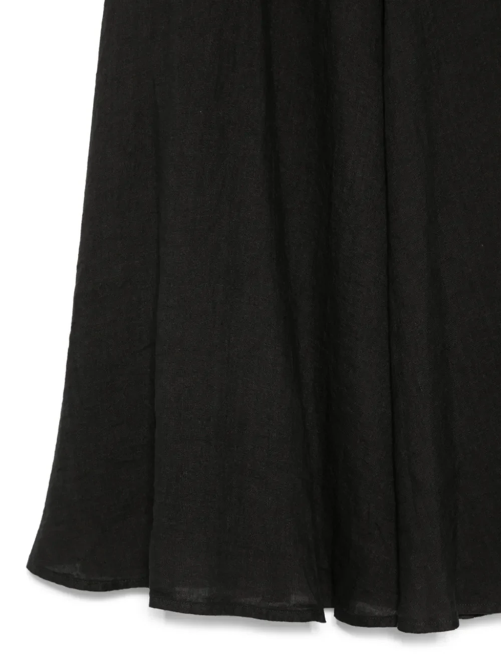 120% Lino Long Lined Linen Skirt with Side Zip Closure - Image 3