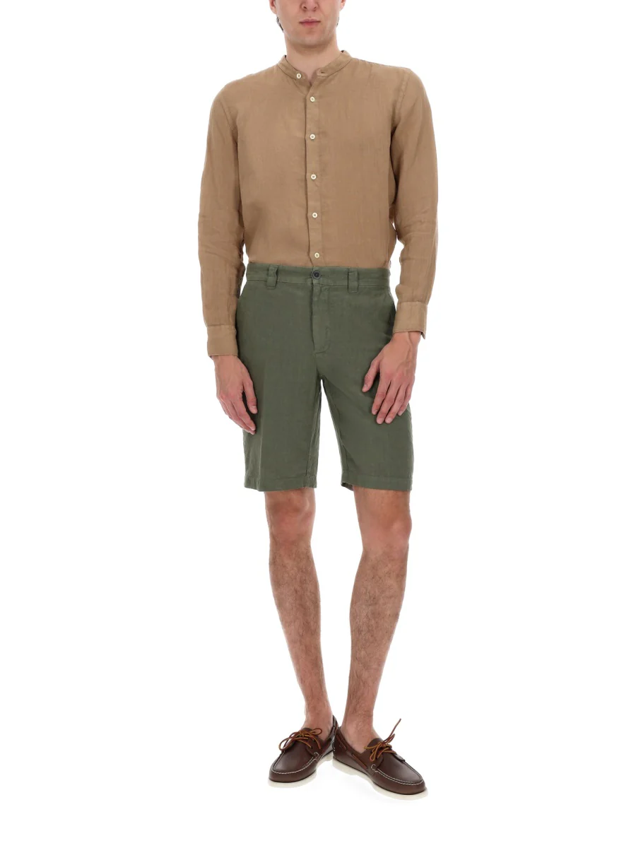 120% Lino Men's Linen Shorts - Size 48 - Image 2