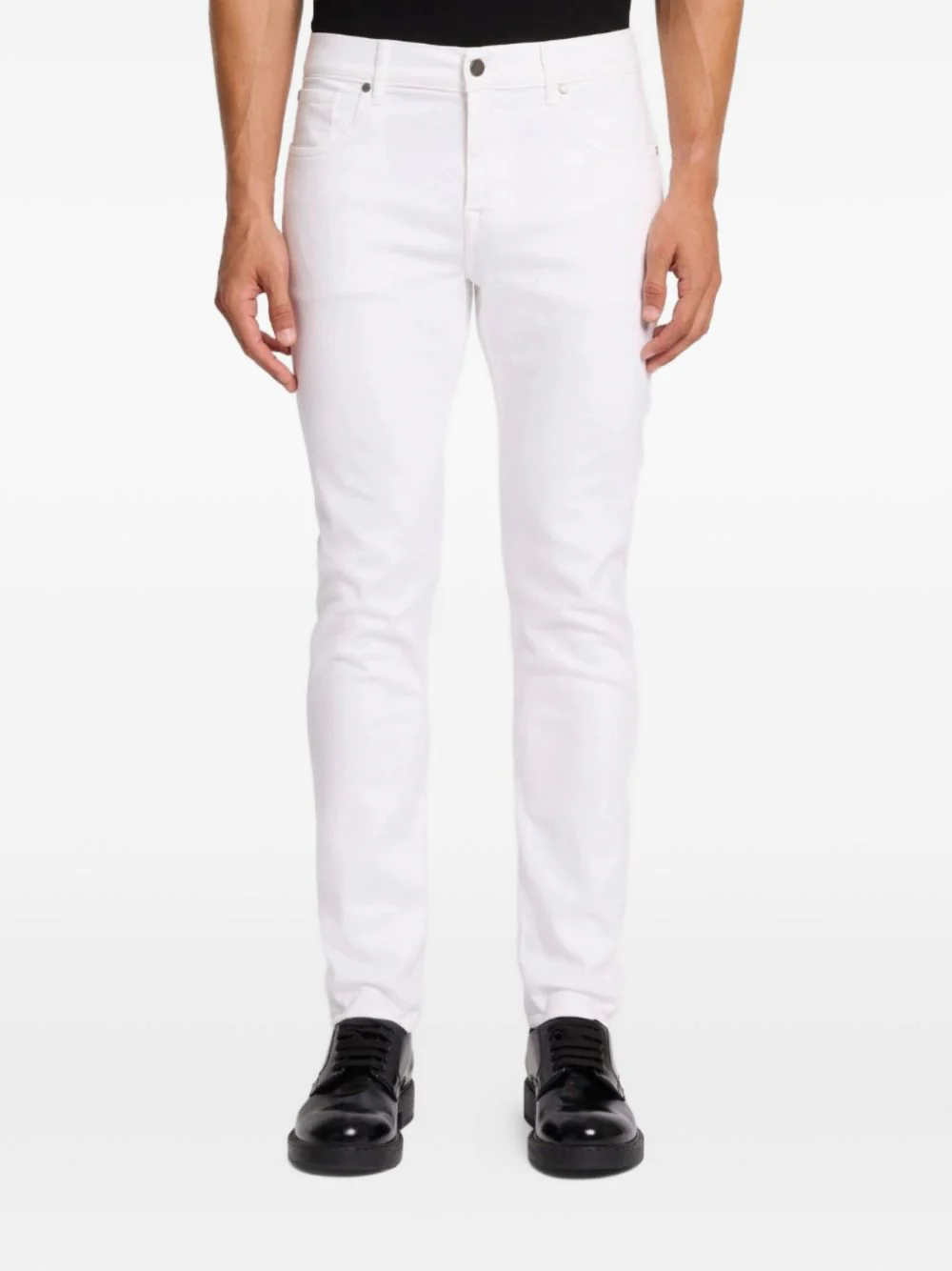 7 For All Mankind Timeless Mini Jeans for Men - Image 5