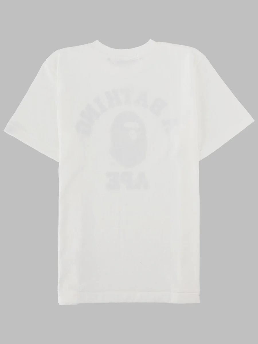 A Bathing Ape Kids Camo College T-Shirt - Image 2