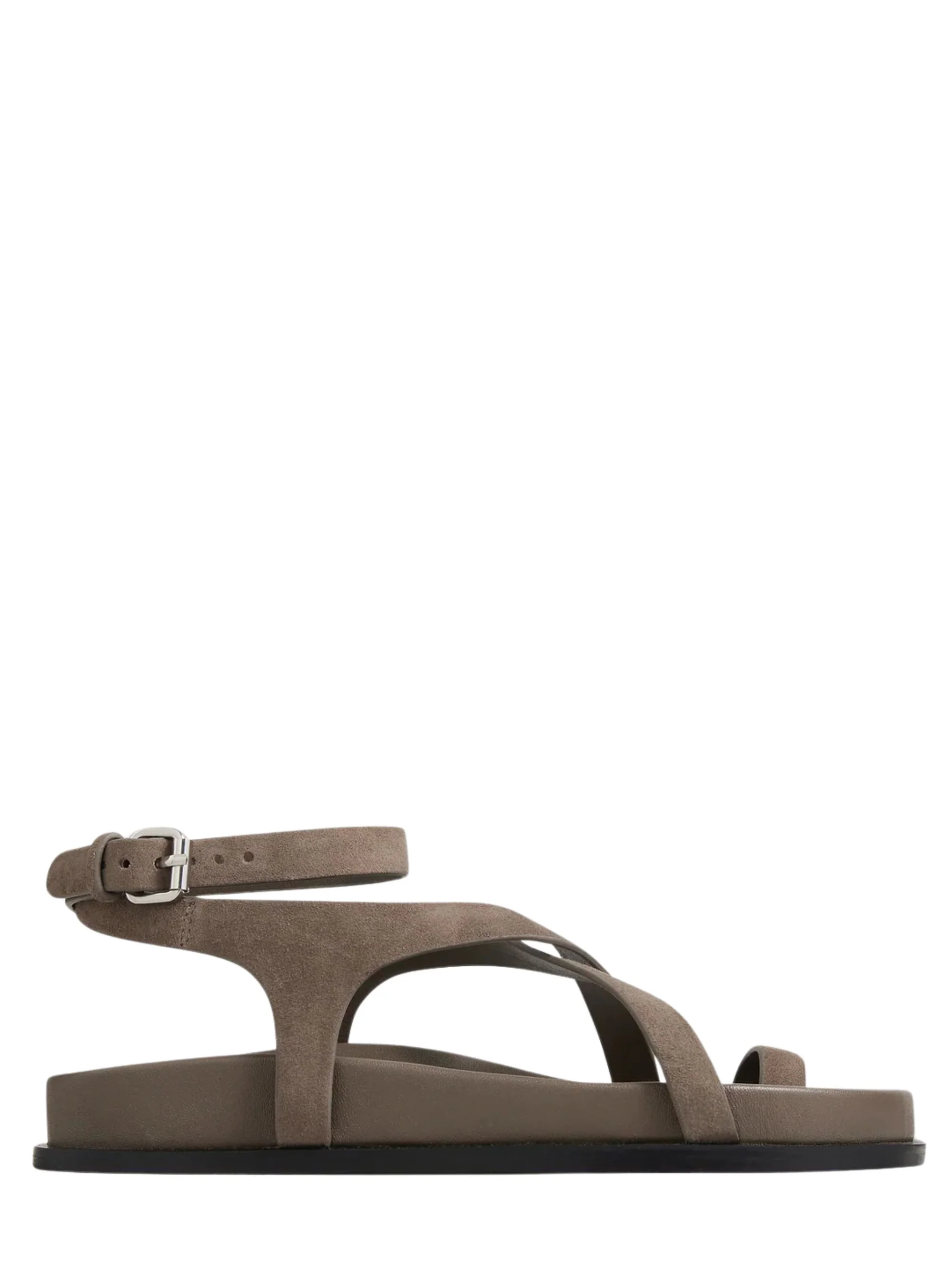 A.emery Slim Jalen Sandal with Crossover Straps and Buckle Closure