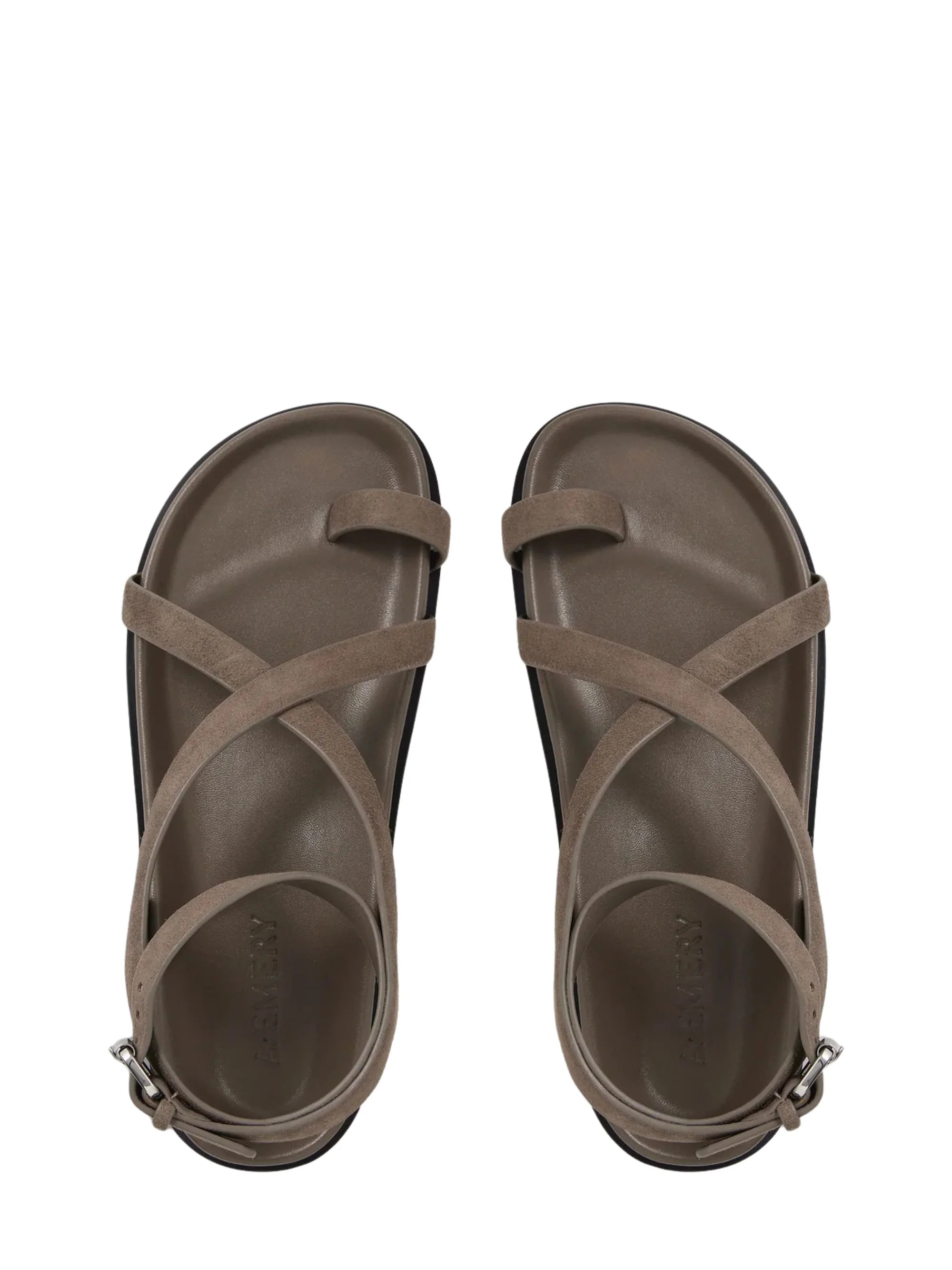 A.emery Slim Jalen Sandal with Crossover Straps and Buckle Closure - Image 3