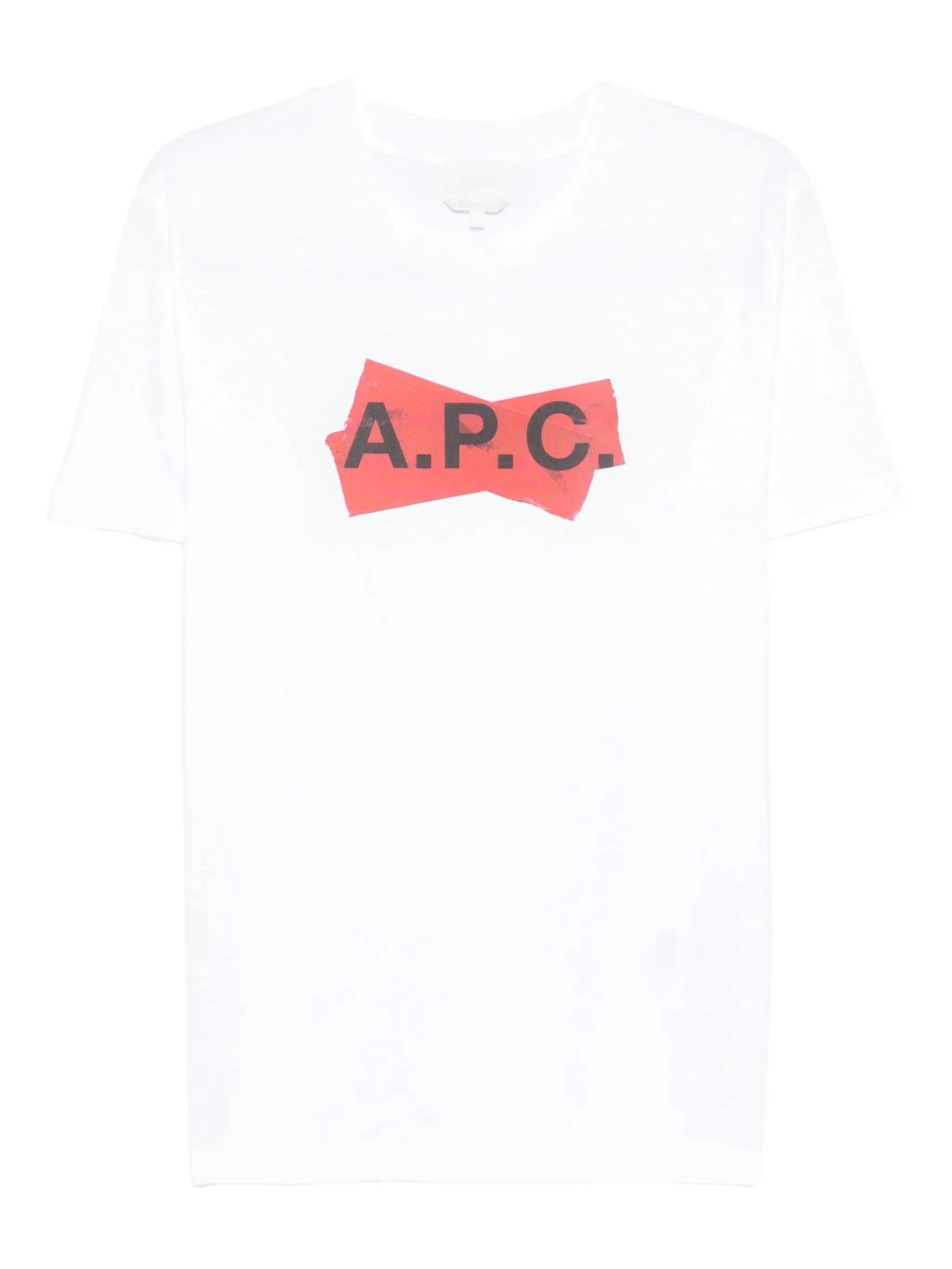 A.p.c. Crewneck T-Shirt with Front Print for Men - Image 2