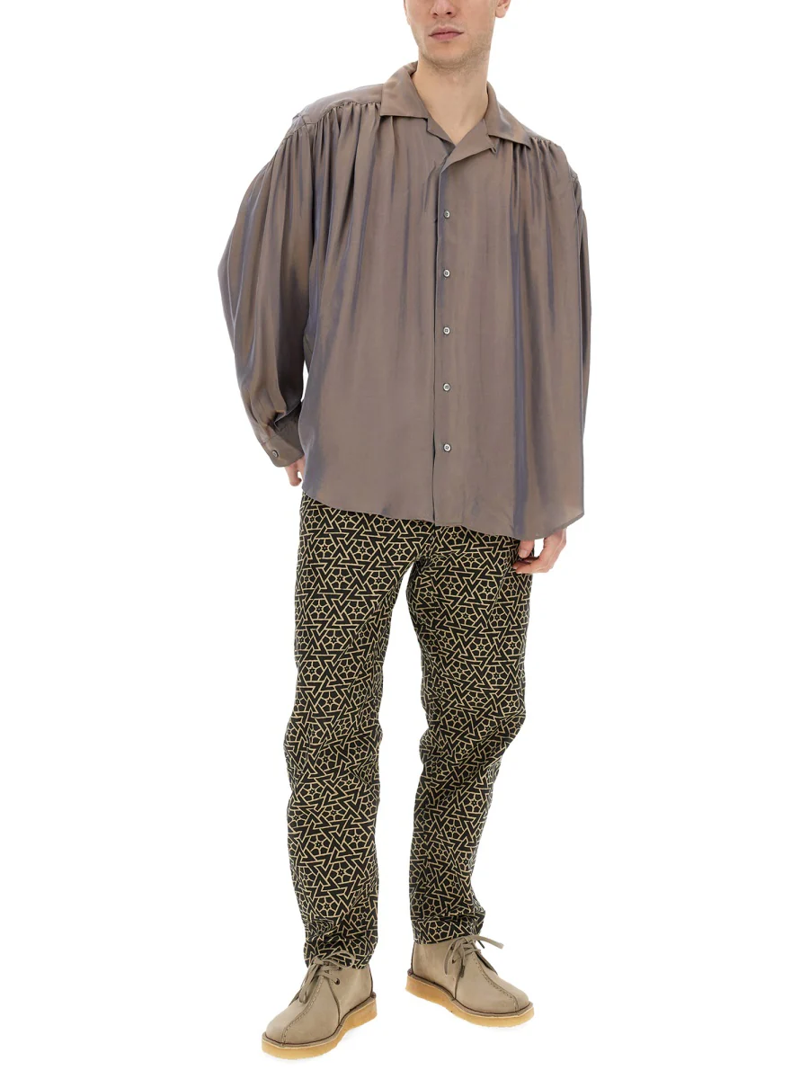 Aïe Oversized Shirt in Soft Cotton-Lyocell Blend - Image 4