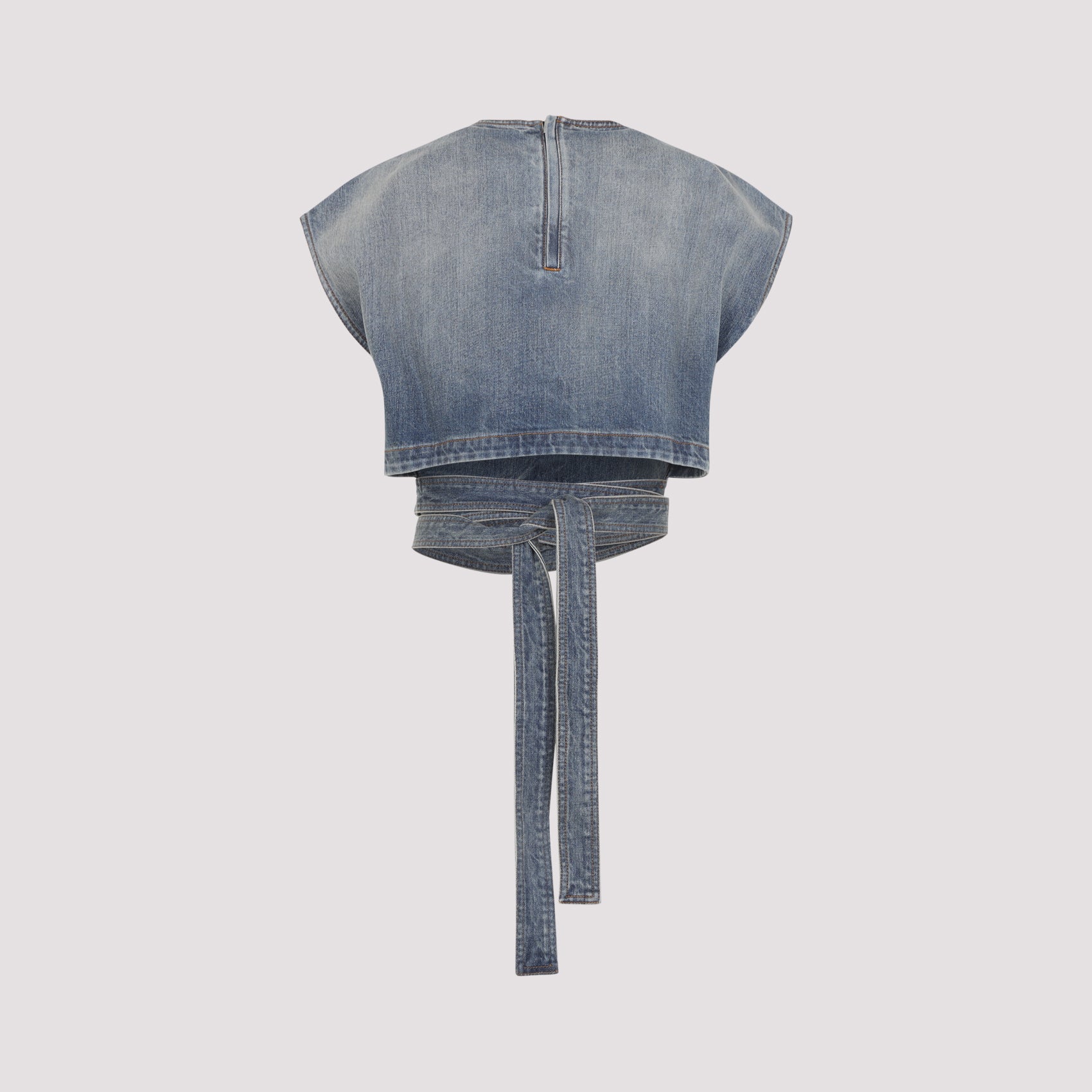 Alaïa Casual Denim Top - Image 4