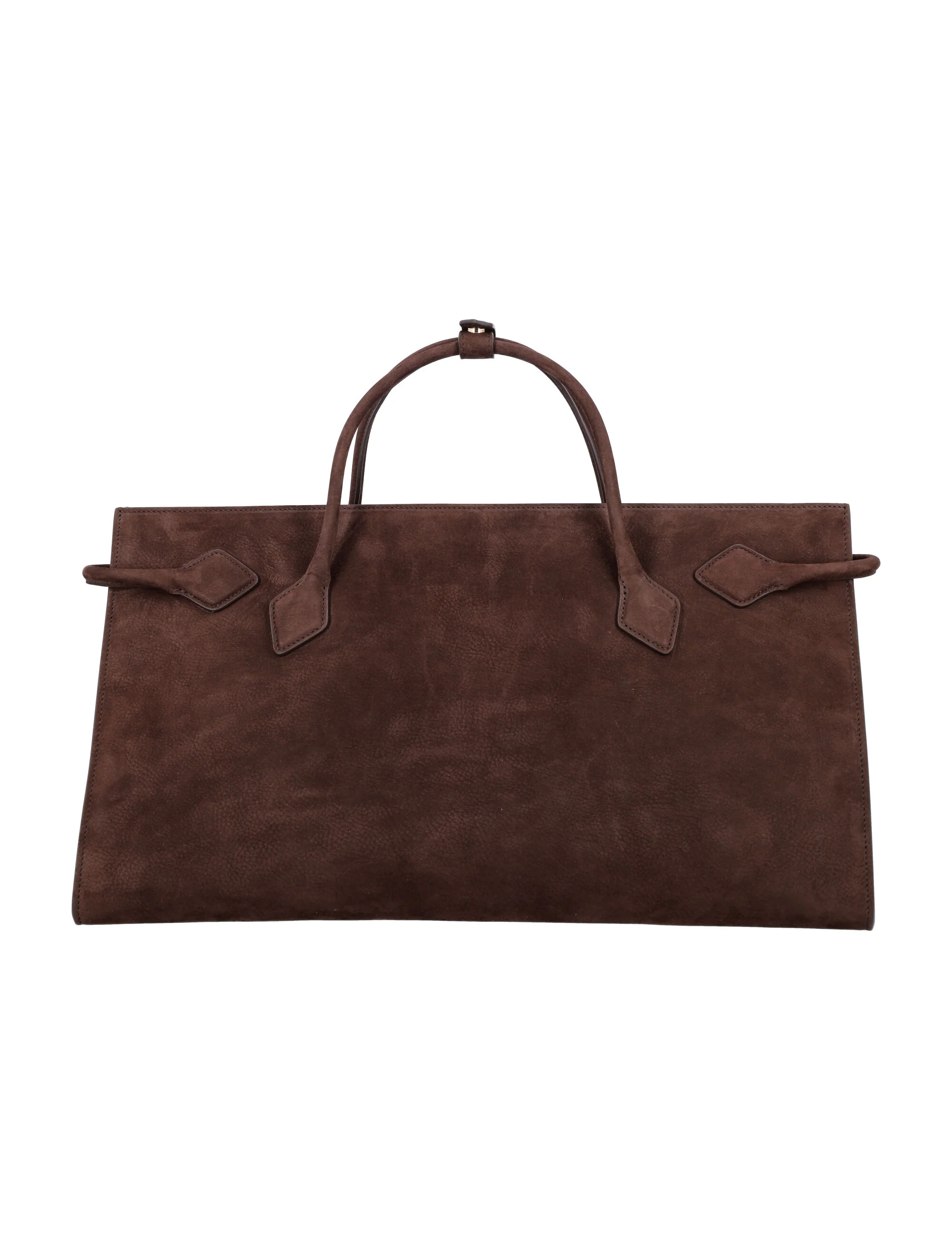 Alaia Nubuck Le Teckel Tote Handbag - 23cm Height - Image 4