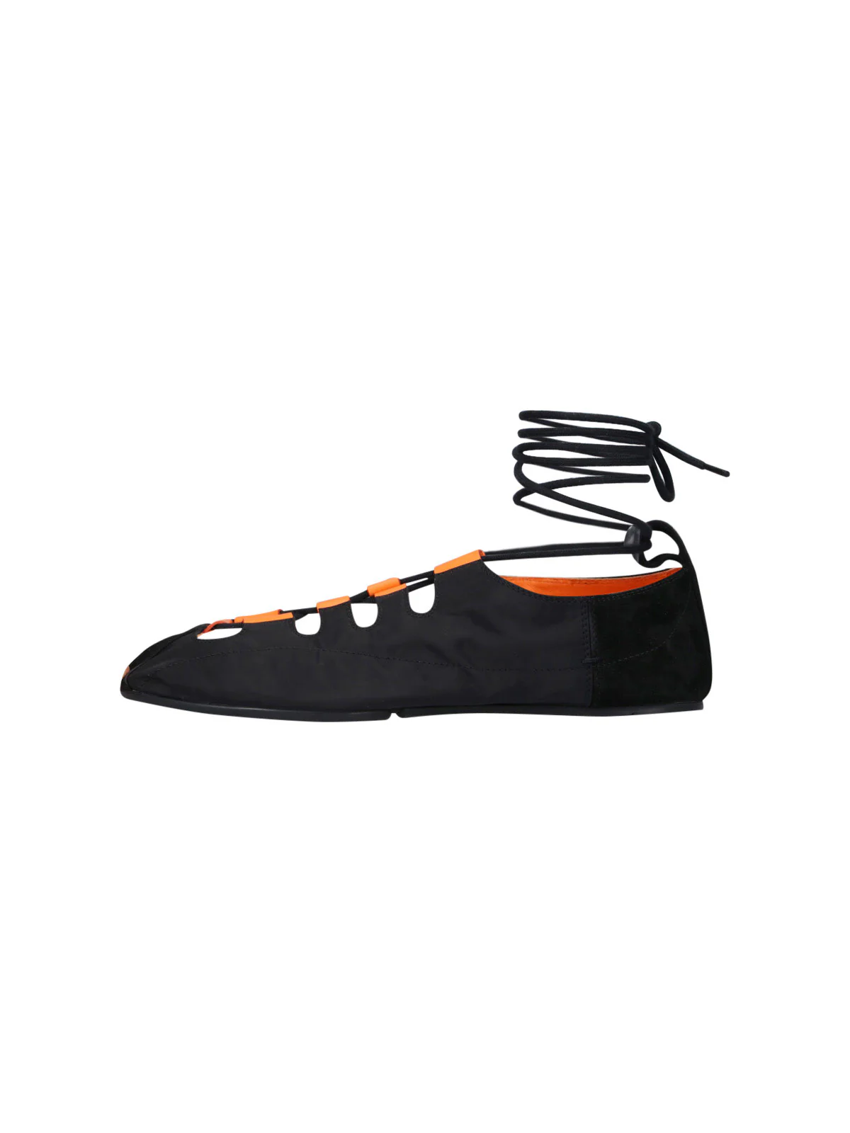 Alaia Sleek Leather Flat Shoes - Image 3