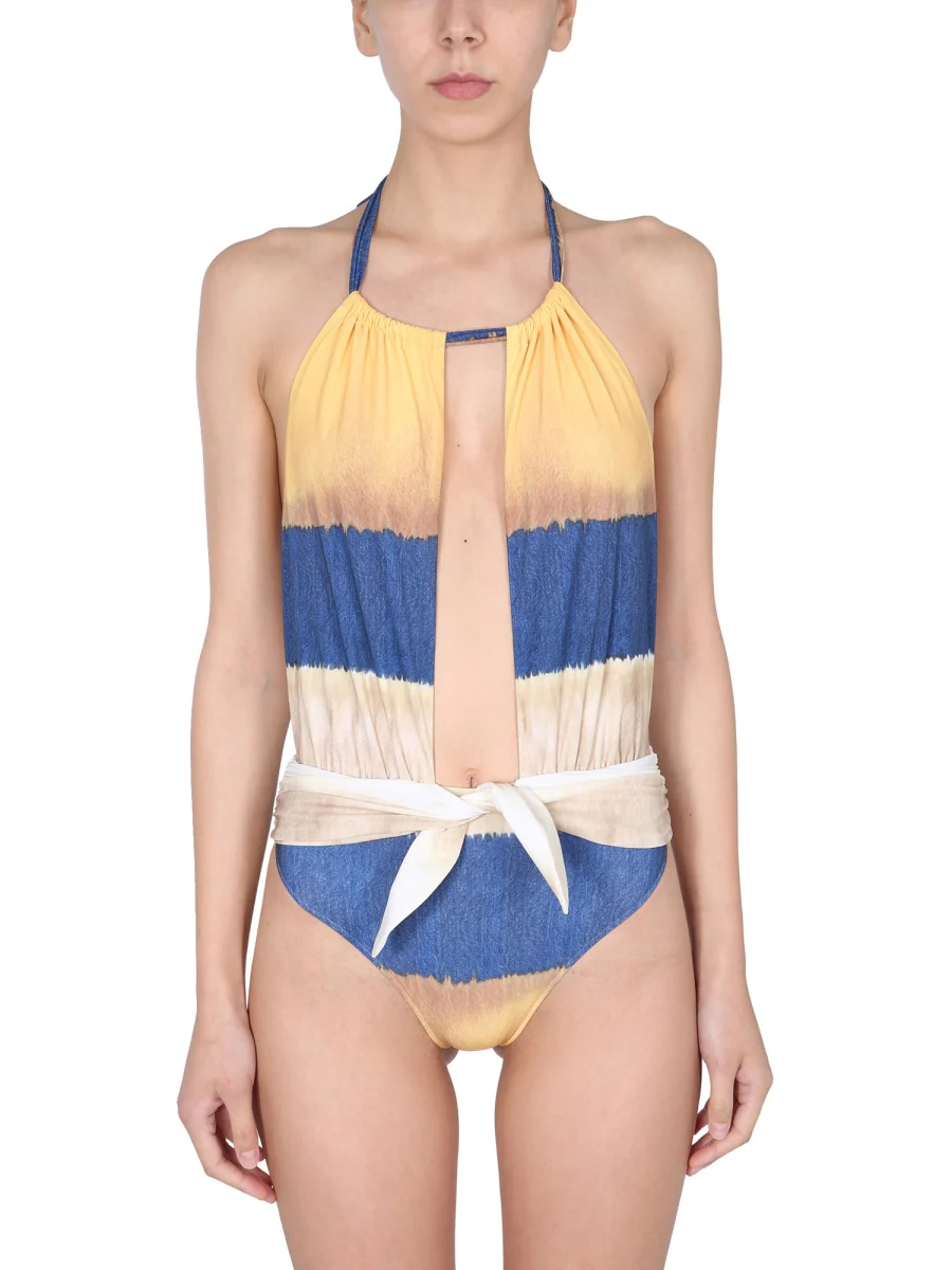 ALBERTA FERRETTI ONE PIECE SWIMSUIT with TIE DYE PRINT - Image 3