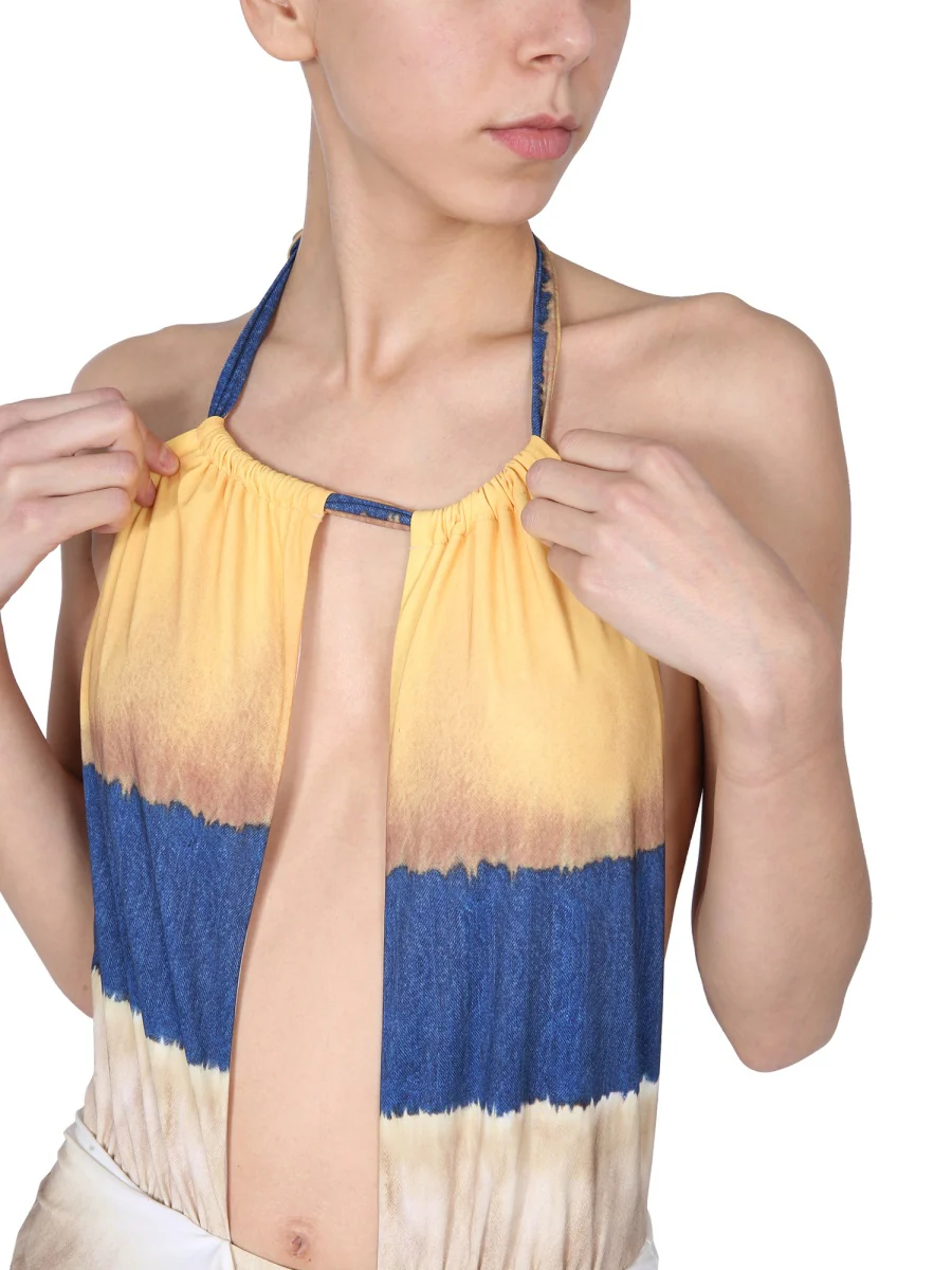 ALBERTA FERRETTI ONE PIECE SWIMSUIT with TIE DYE PRINT - Image 5