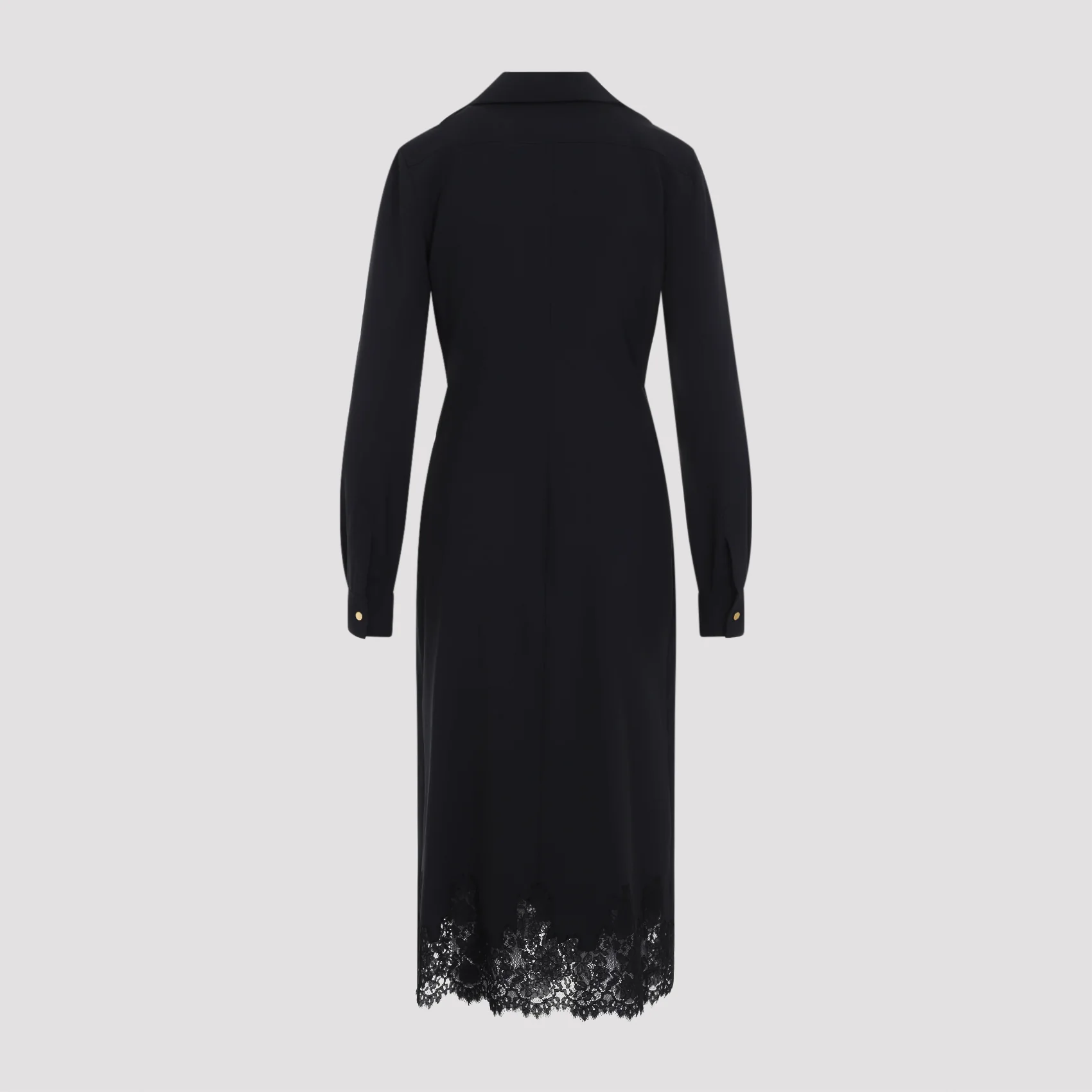 Alberta Ferretti Tropical Print Wool-Blend Midi Dress for Women - Image 4