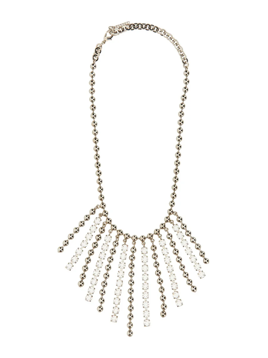 ALESSANDRA RICH Crystal Fringes Necklace