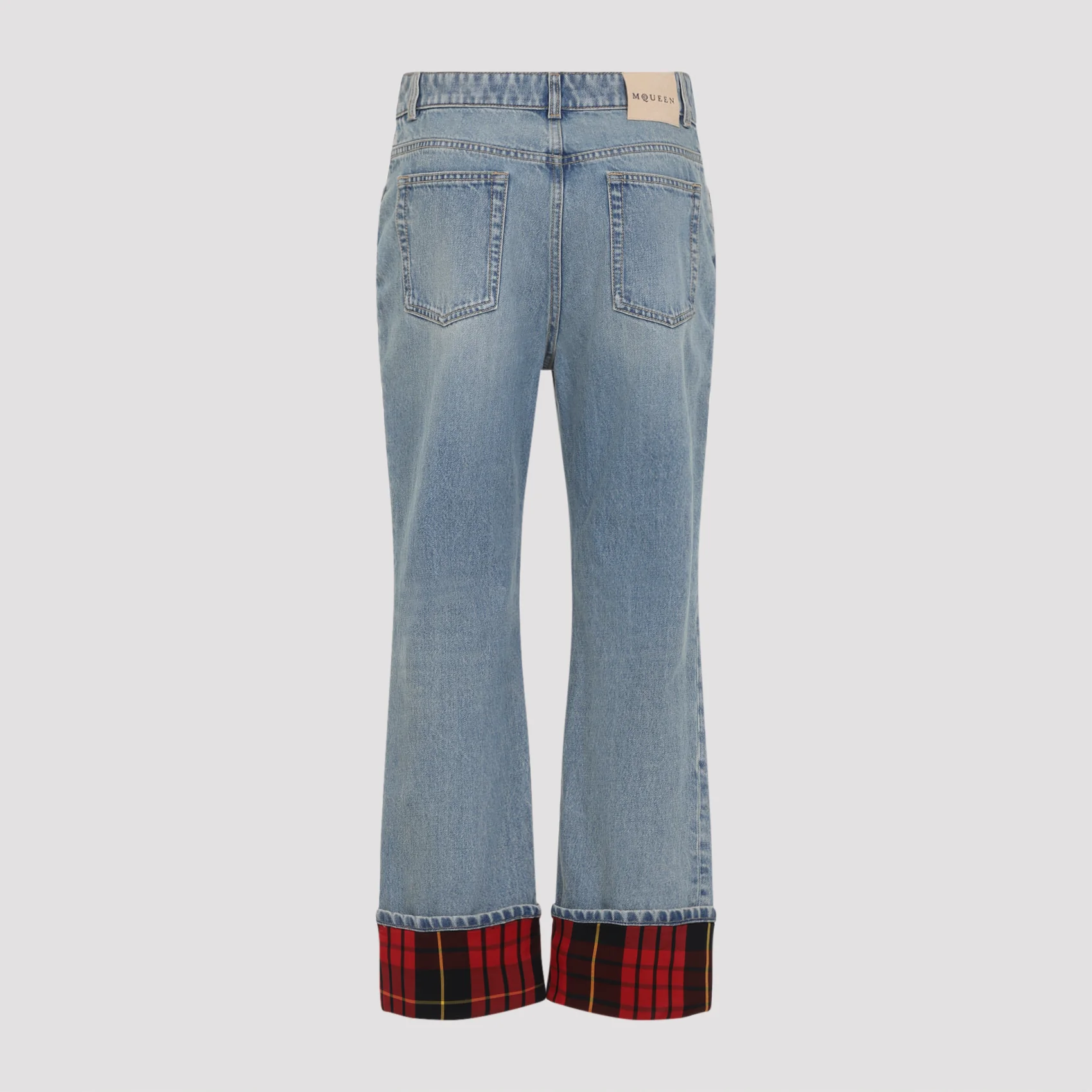 Alexander Mcqueen Classic High-Waisted Jeans for Women - Image 4