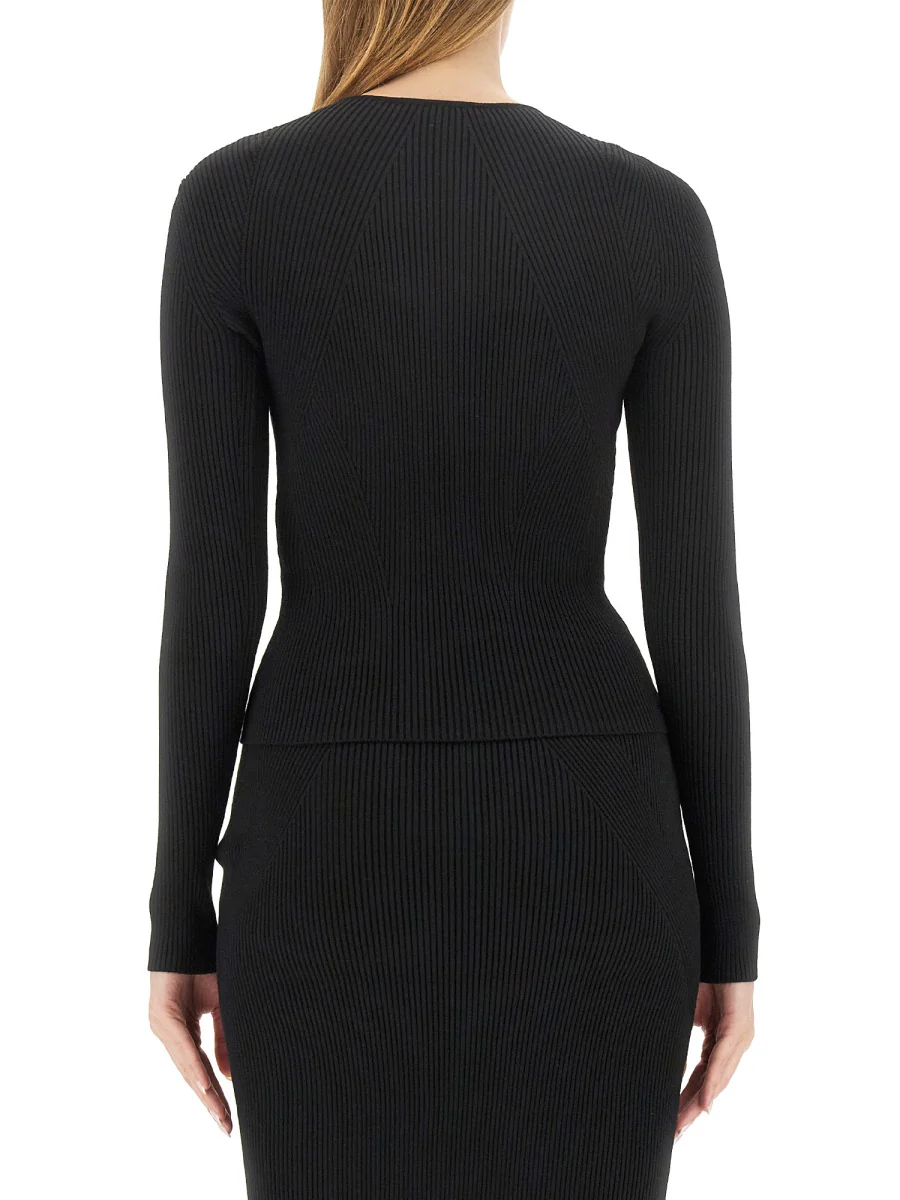 ALEXANDER McQUEEN Cut Out-detail Sweater - Image 3