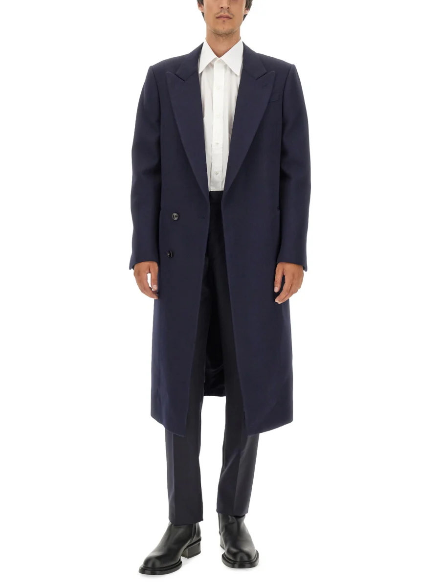 ALEXANDER McQUEEN Double-breasted Wool Coat - Image 2