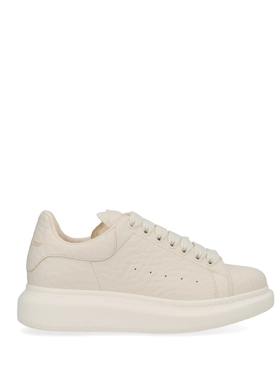ALEXANDER McQUEEN Leather Sneakers with Leather Heel - Image 5