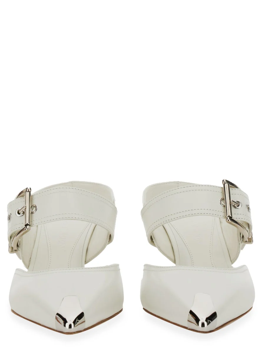 ALEXANDER McQUEEN Pointed-toe Buckled Mules - Image 2