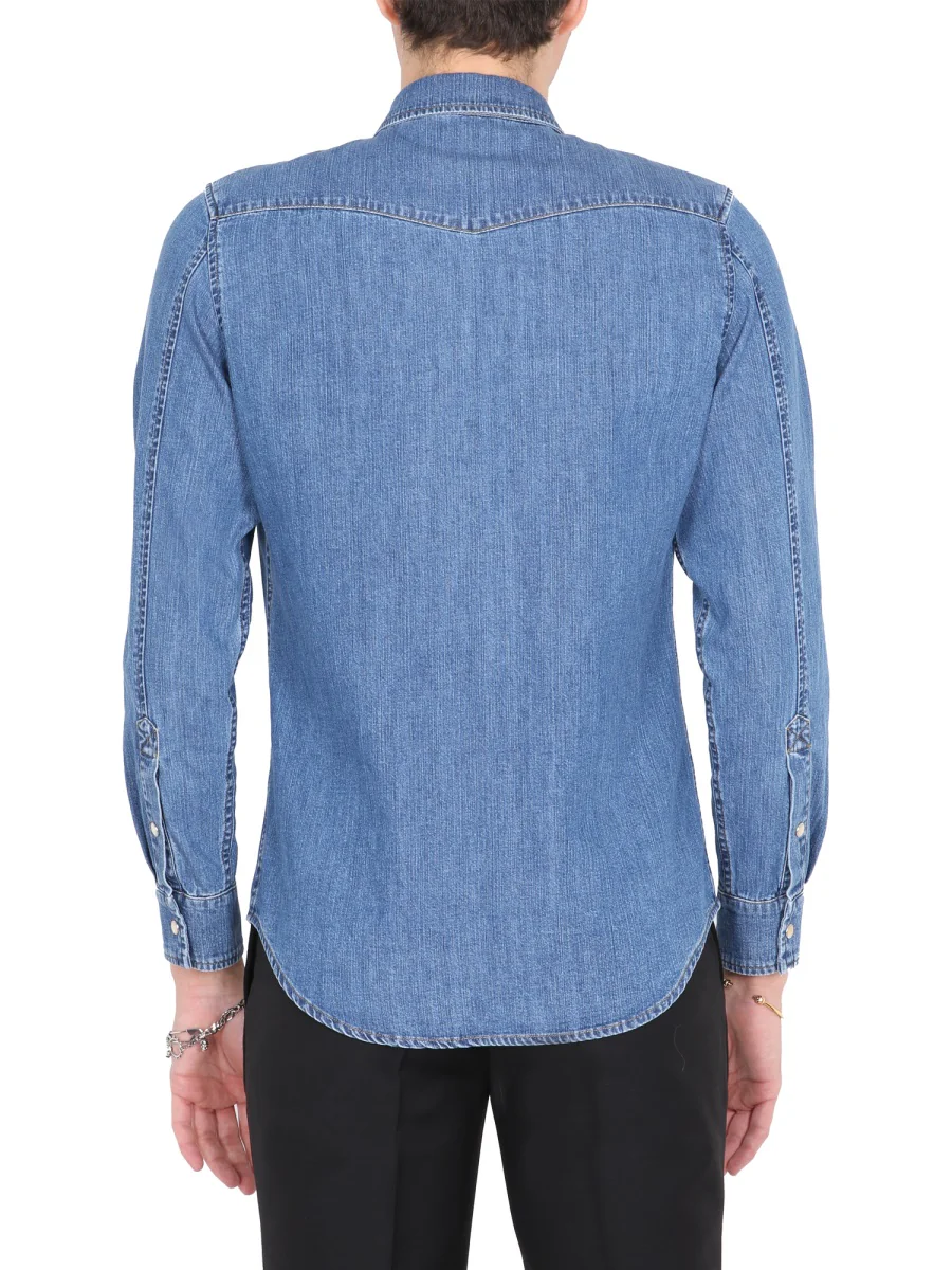 ALEXANDER McQUEEN Shirt with Embroidered Logo - Image 4