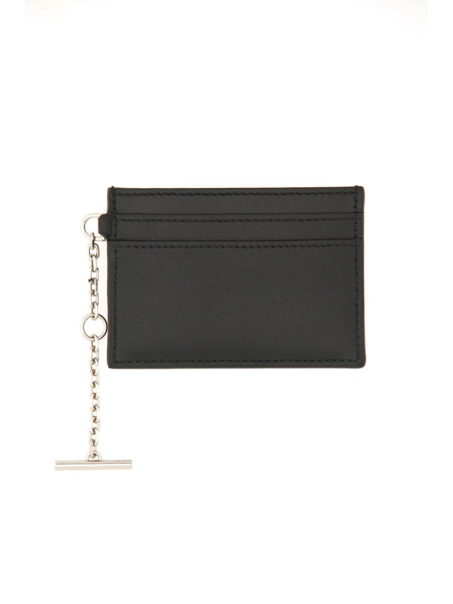 ALEXANDER McQUEEN Silver Sling Card Holder - Image 3