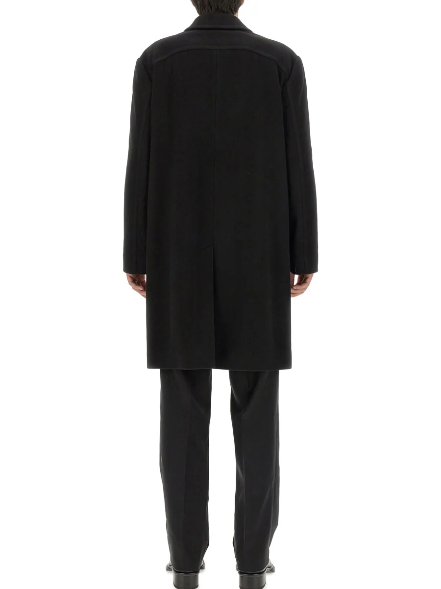 ALEXANDER McQUEEN Single-Breasted Wool Coat - Image 3