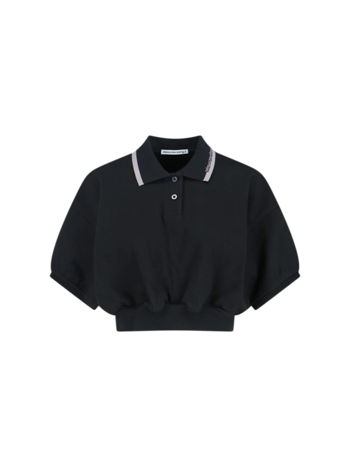 Alexander Wang Cotton T-Shirt with Contrast Trim