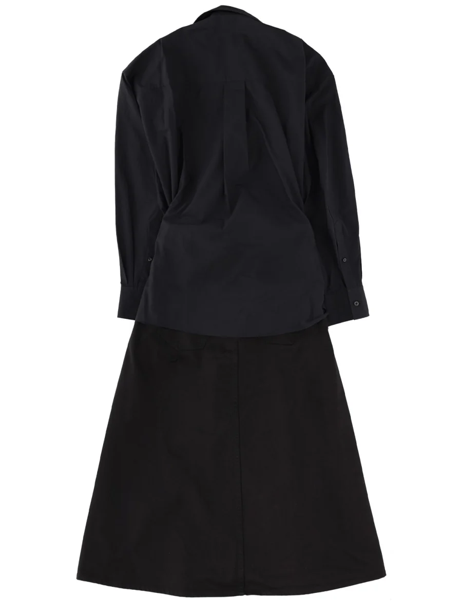 ALEXANDER WANG Pre-styled Wrap Mini Dress in Cotton - Image 2
