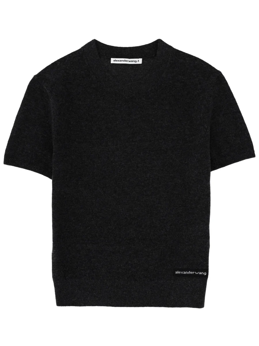 ALEXANDERWANG.T Short-Sleeve Wool Tee