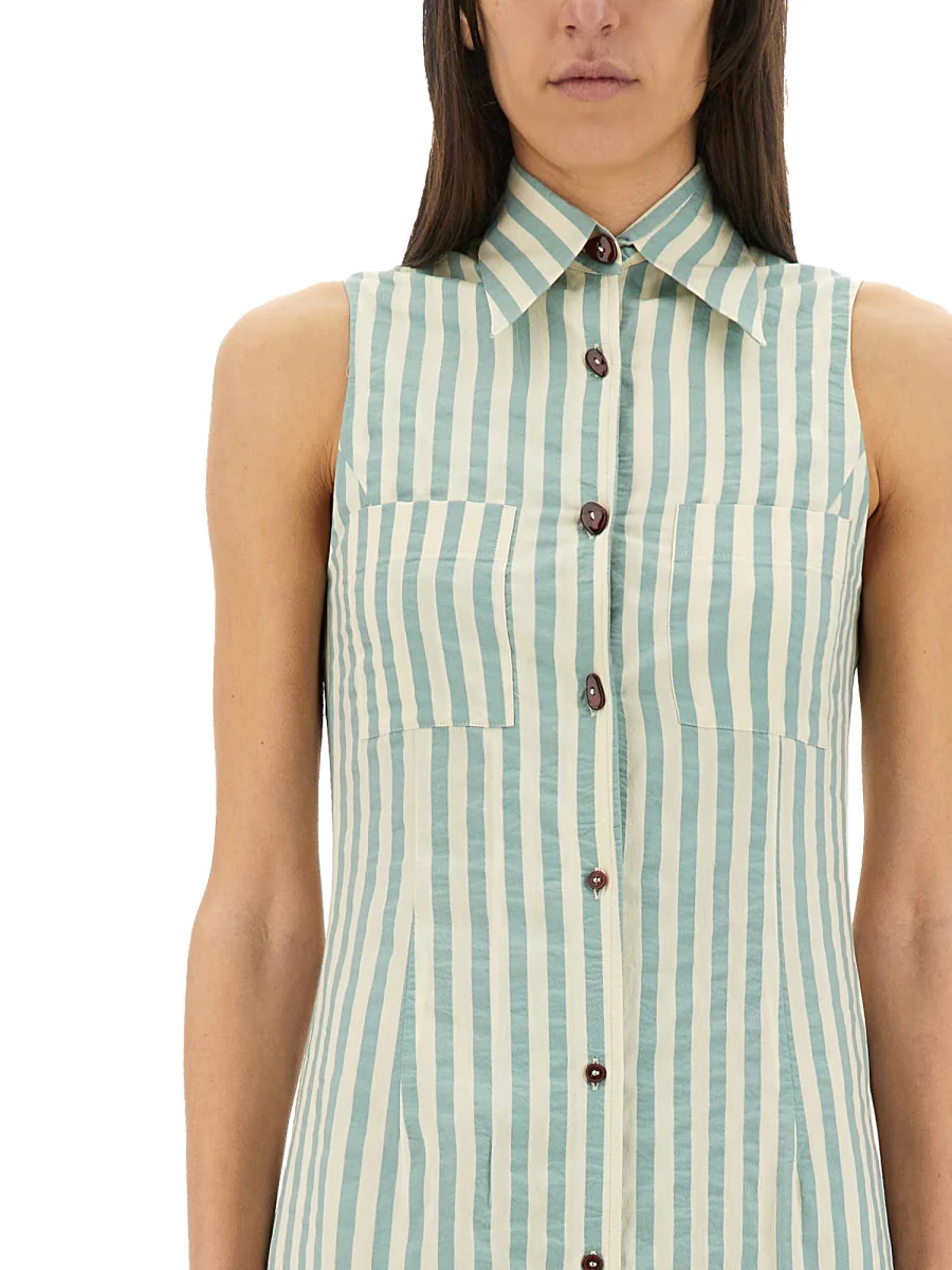 ALYSI "colorful Stripes" Chemisier Dress - Image 6