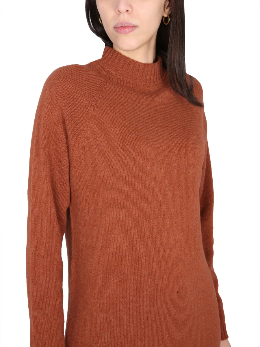Alysi High Neck Raglan Sleeve Dress - Image 4