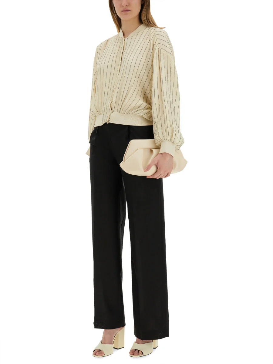 ALYSI Silk Bomber Jacket - Image 2