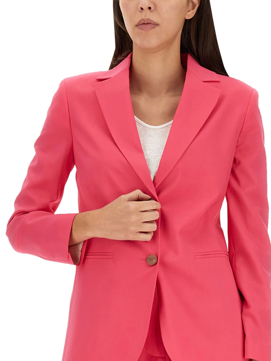 Alysi Single-Breasted Wool Jacket for Women - Image 4