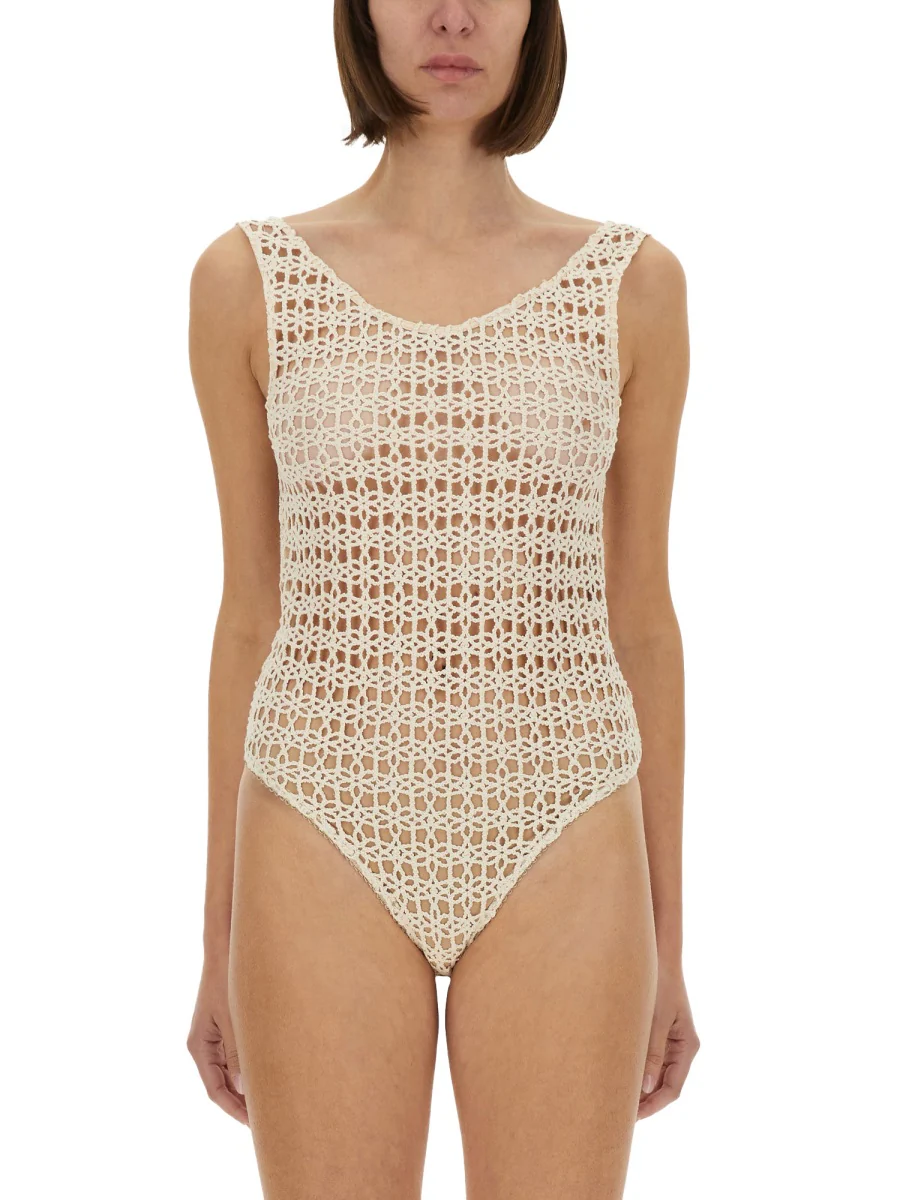 Alysi Slim Fit Macramé Bodysuit