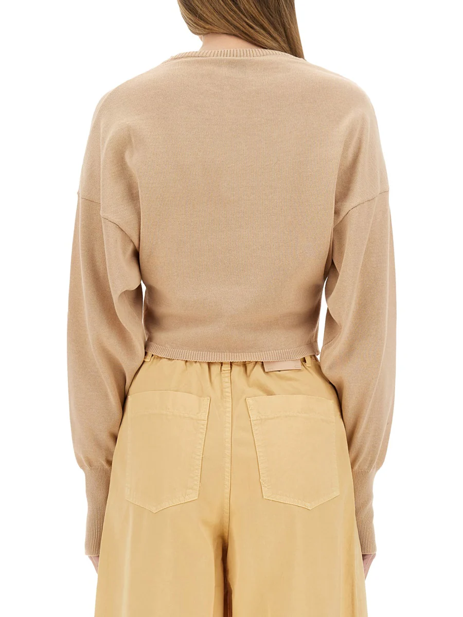 Alysi Women's Cropped Cotton Shirt - Image 7