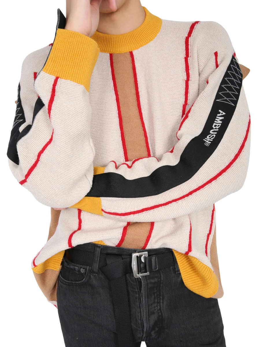 AMBUSH Deconstructed Crew Neck Sweatshirt - Image 4