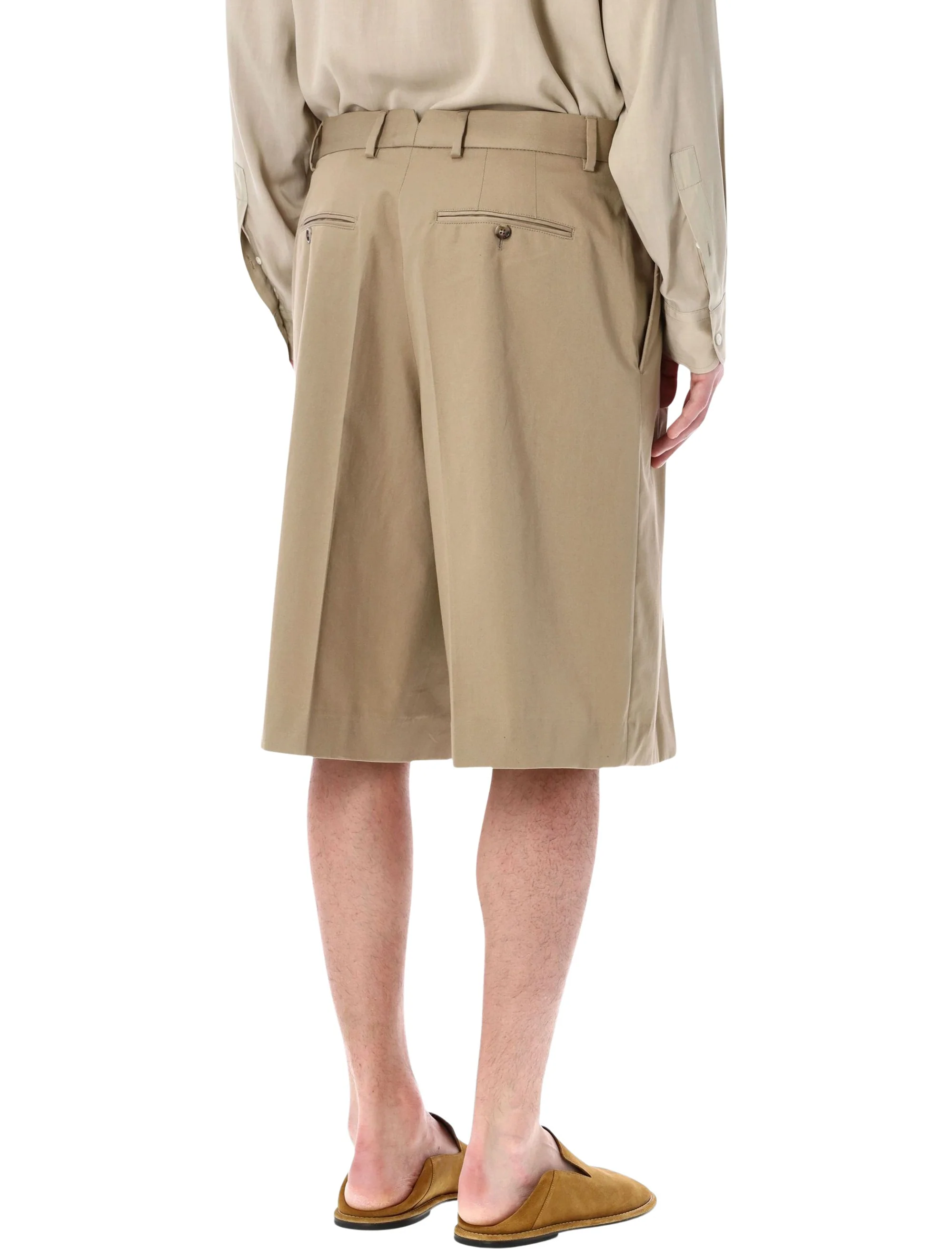 Ami Paris Bermuda Shorts in Virgin Wool - Image 2
