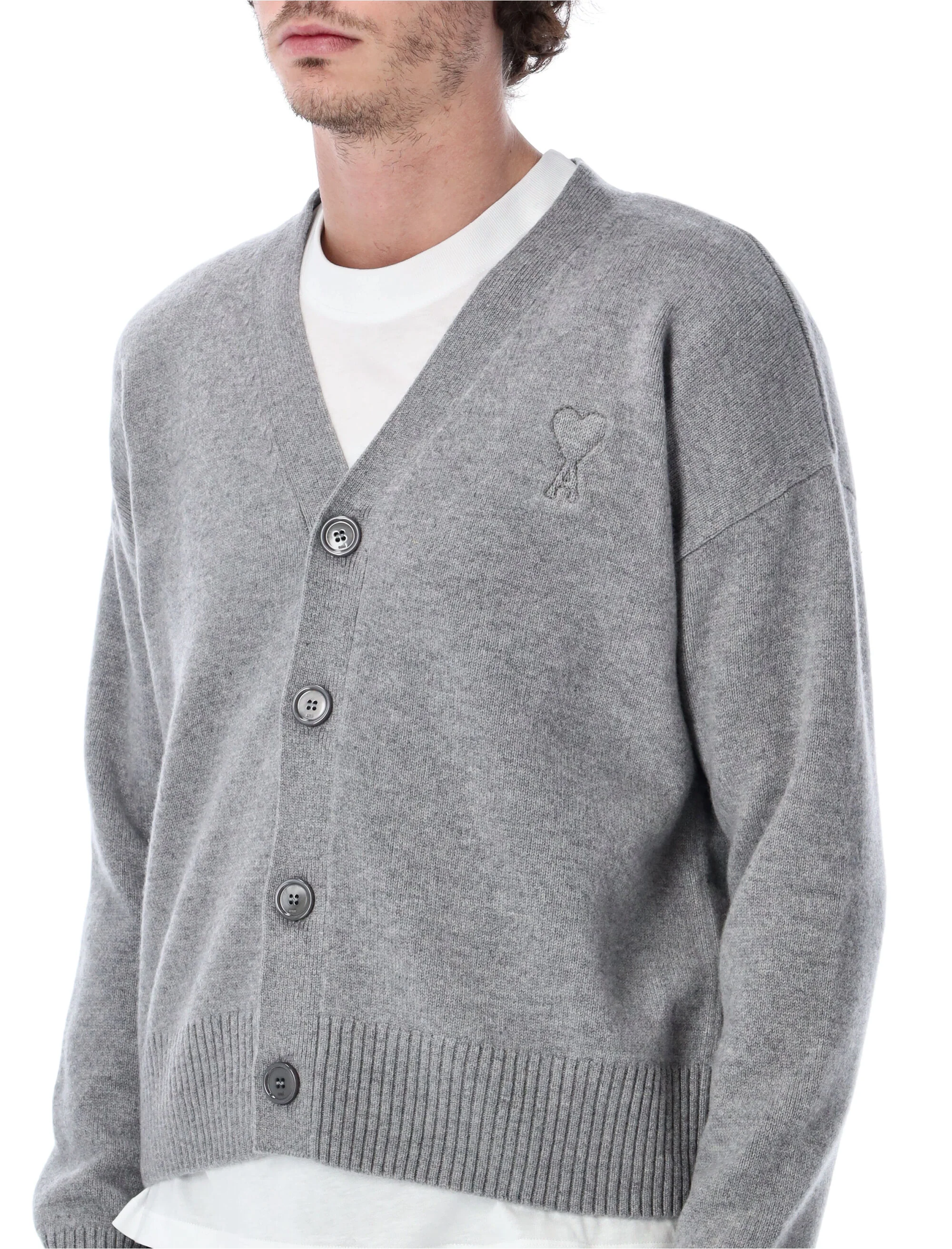 Ami Paris Men’s Wool-Cashmere Sweater - Image 3