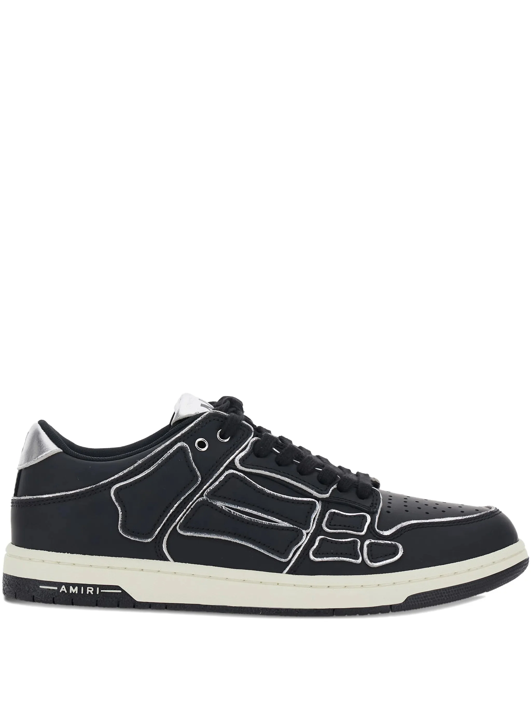 Amiri Front Lace-Up Leather Sneakers