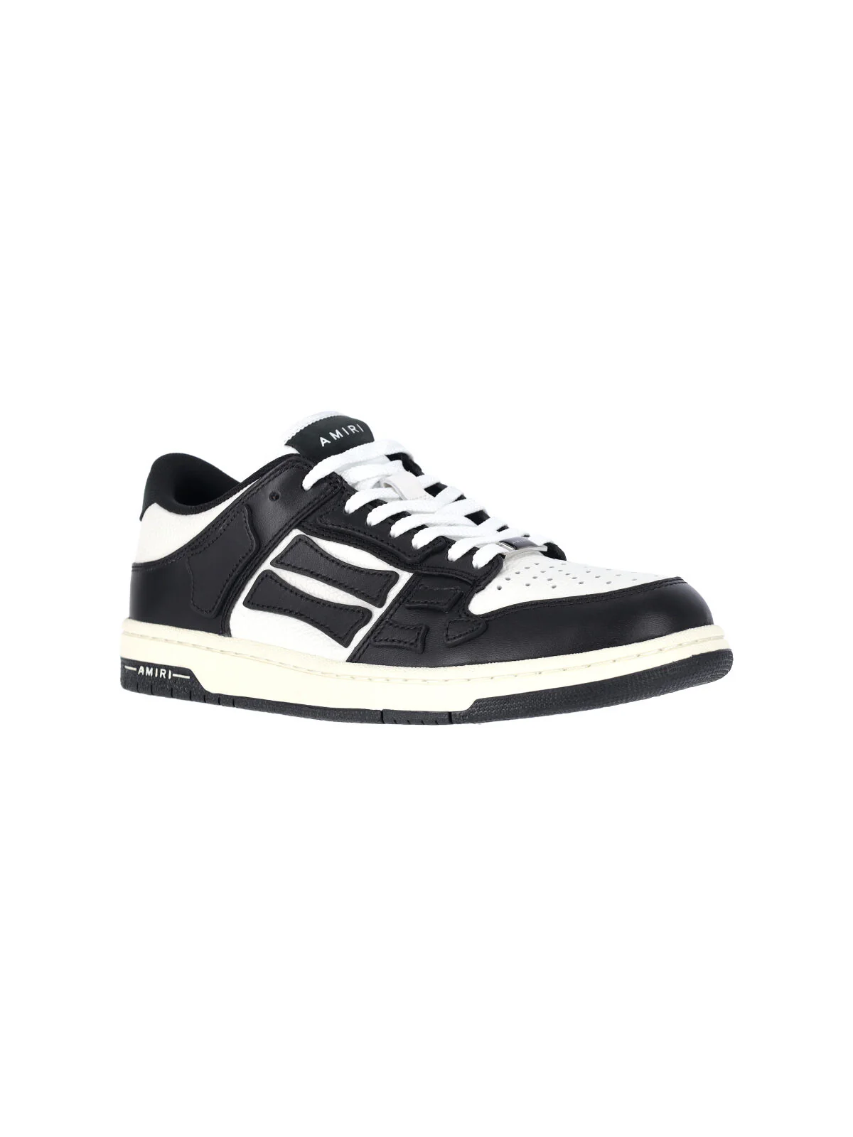 Amiri Leather Sneakers with Mesh Lining and Rubber Outsole - Image 5