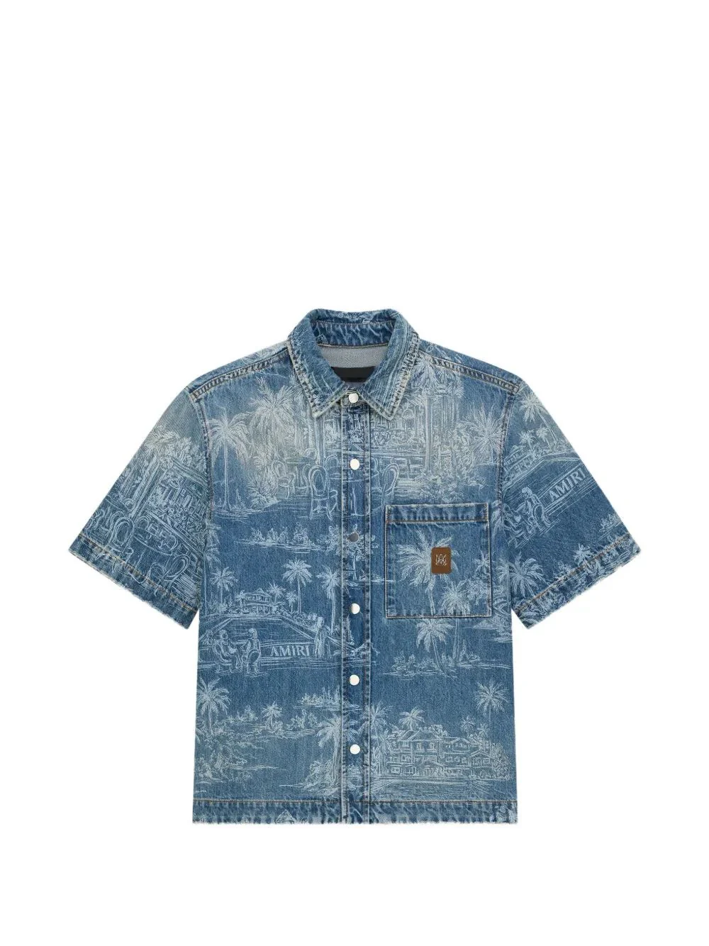 Amiri Men's Mini Paint Splash Shirt