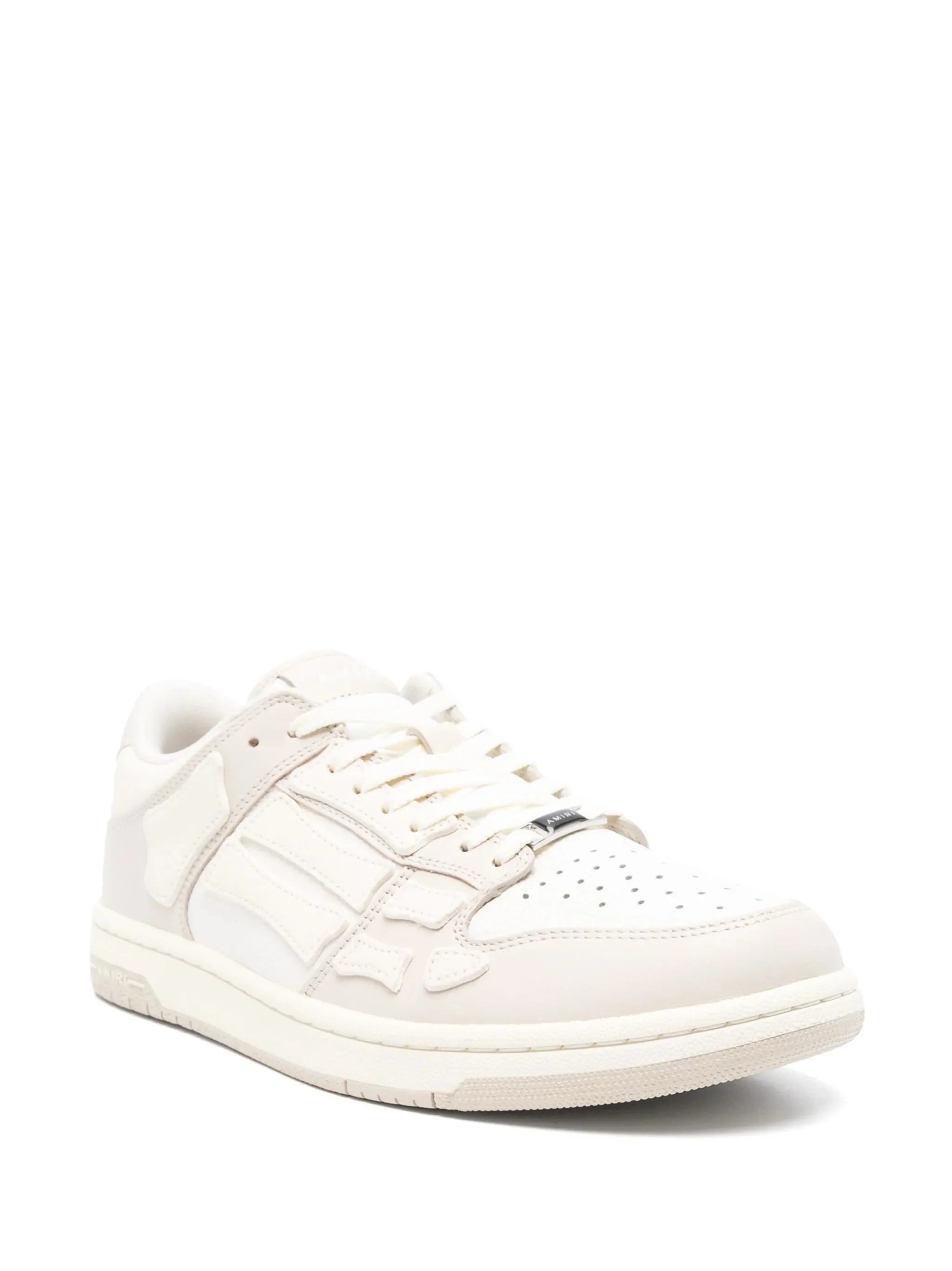 Amiri Sewn Skeleton Leather Applique Sneaker with Two-Tone Rubber Sole - Image 2