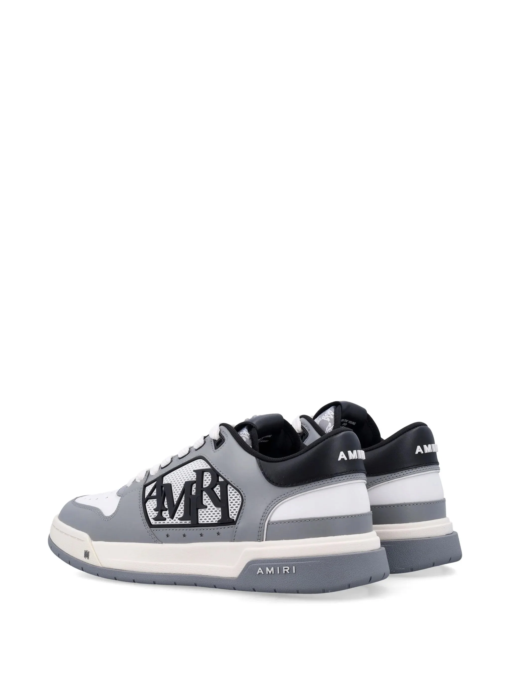 Amiri Two-Tone Rubber Sole Sneakers with Lace-Up Closure - Image 7