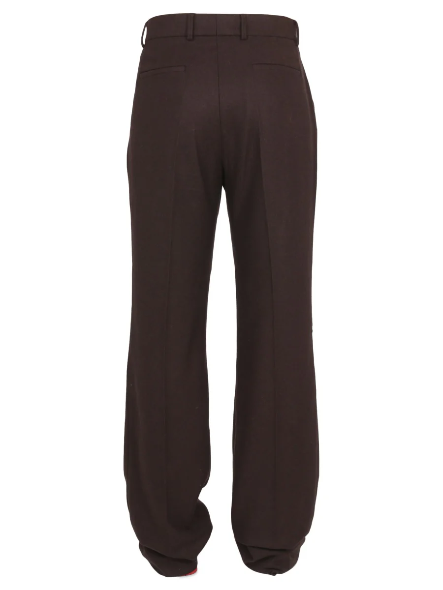AMIRI Wool Flannel Pants with Double Pleat - Image 4