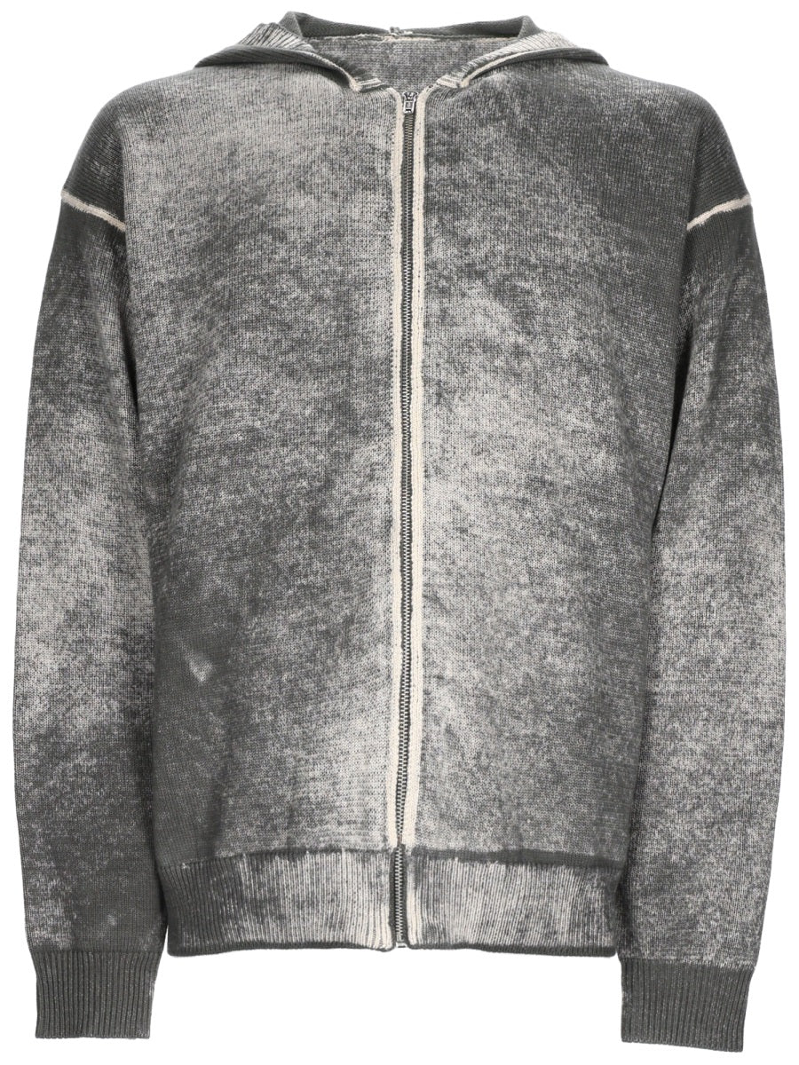 Amish Men's Zip-Up Cotton Sweater