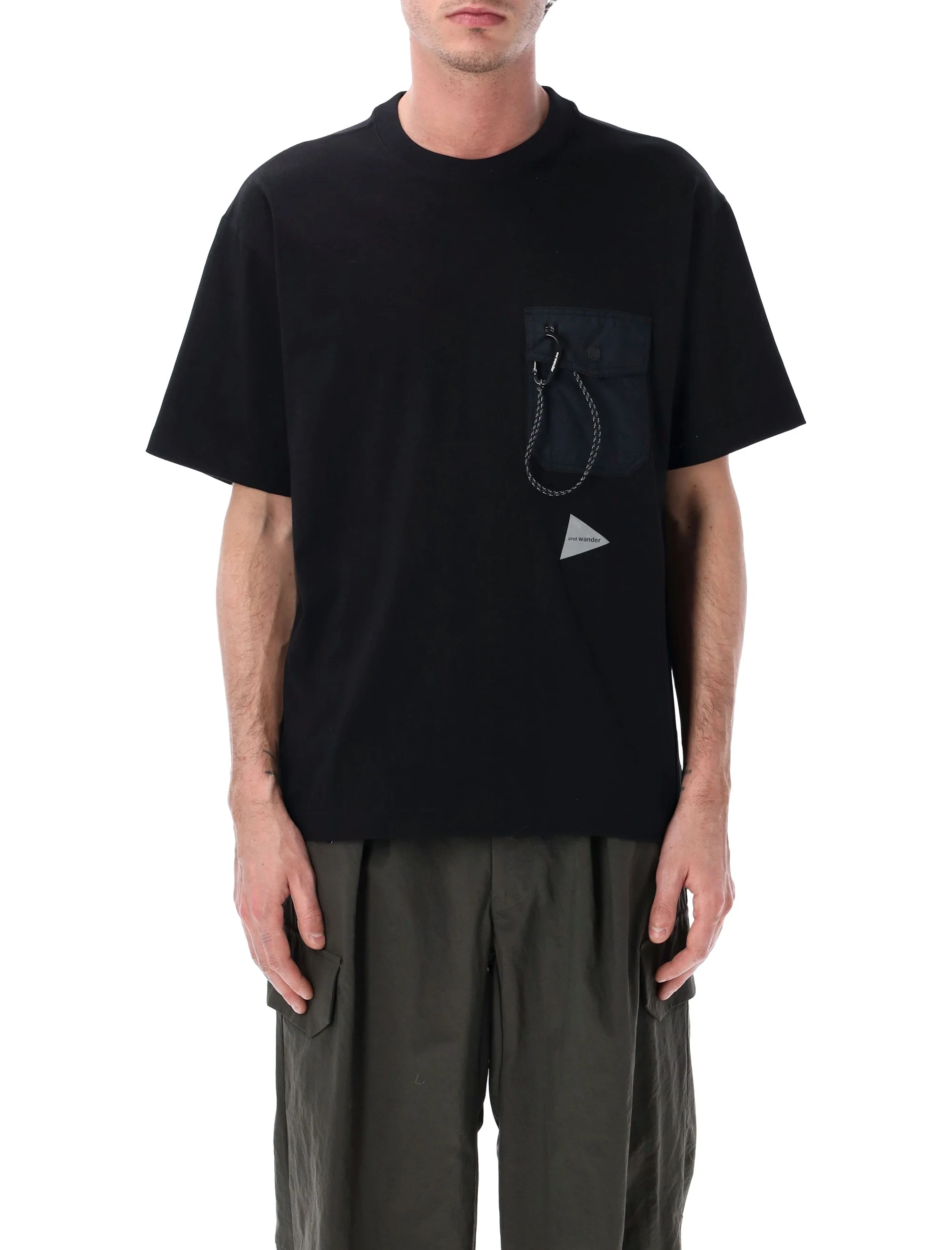 And Wander Pocket T-Shirt with Carabiner Loop - Size L