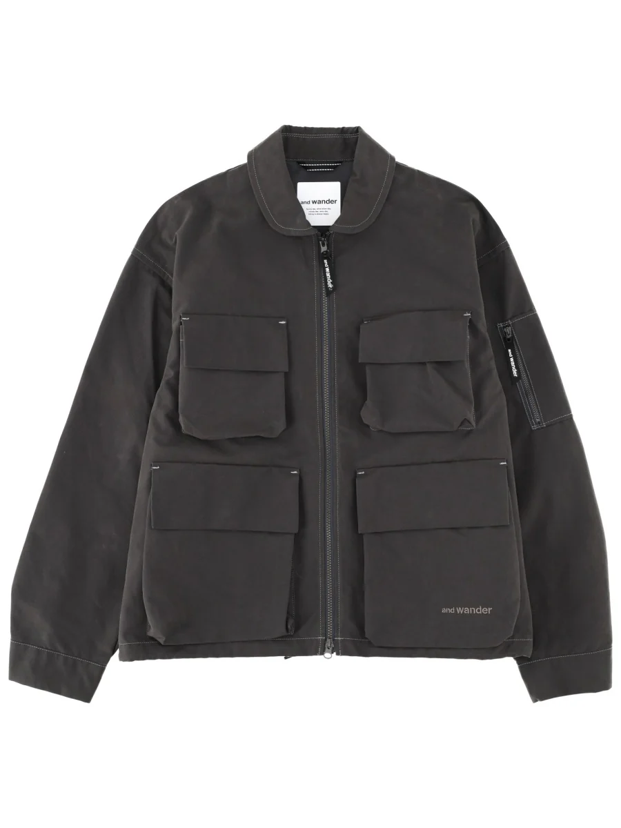 AND WANDER Pocket Zip Jacket