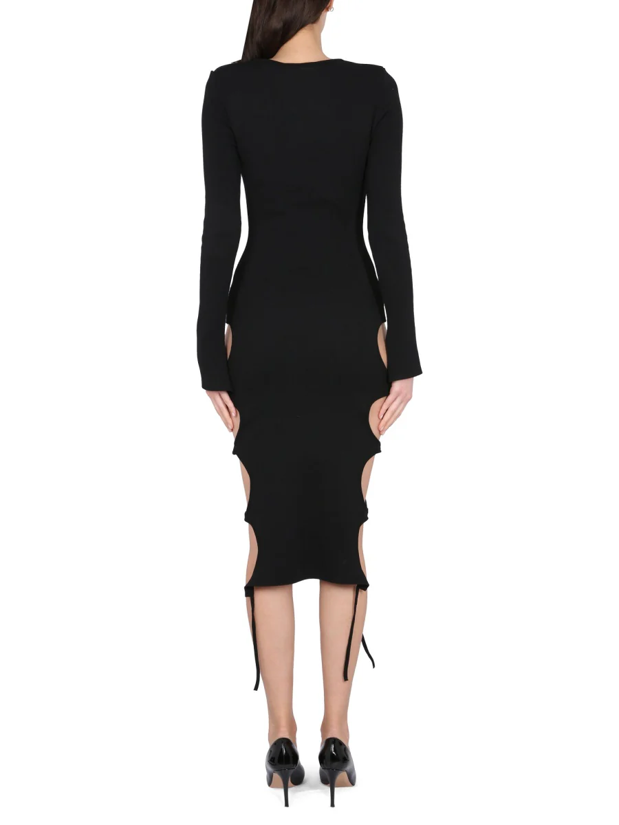 ANDREADAMO Cut-out Detail Knitted Dress - Image 3