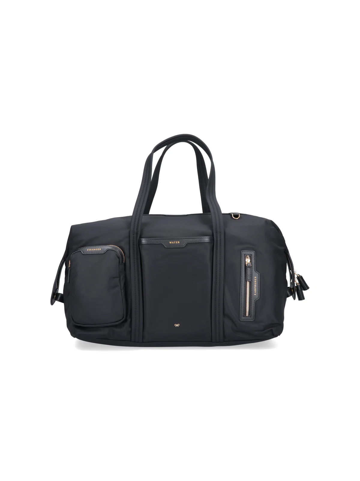 Anya Hindmarch Recycled Nylon Suitcase with Leather-Effect Details - Image 3