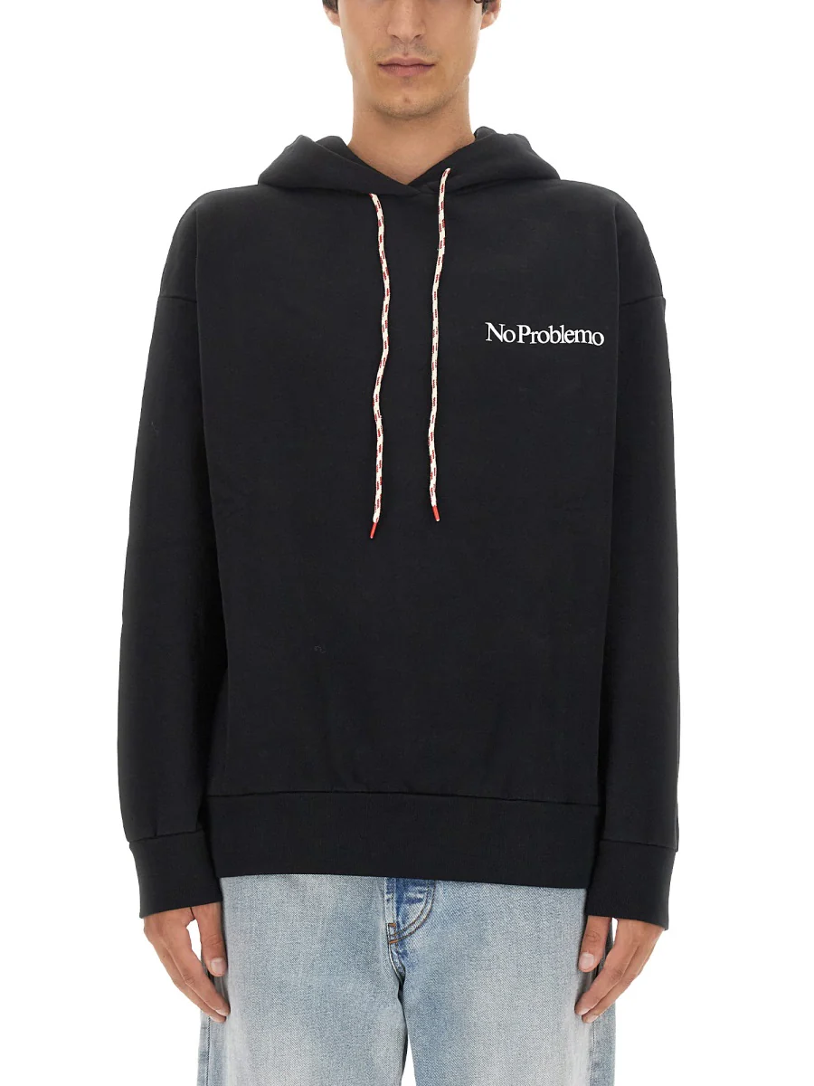 Aries Men's Regular Fit Logo Sweatshirt